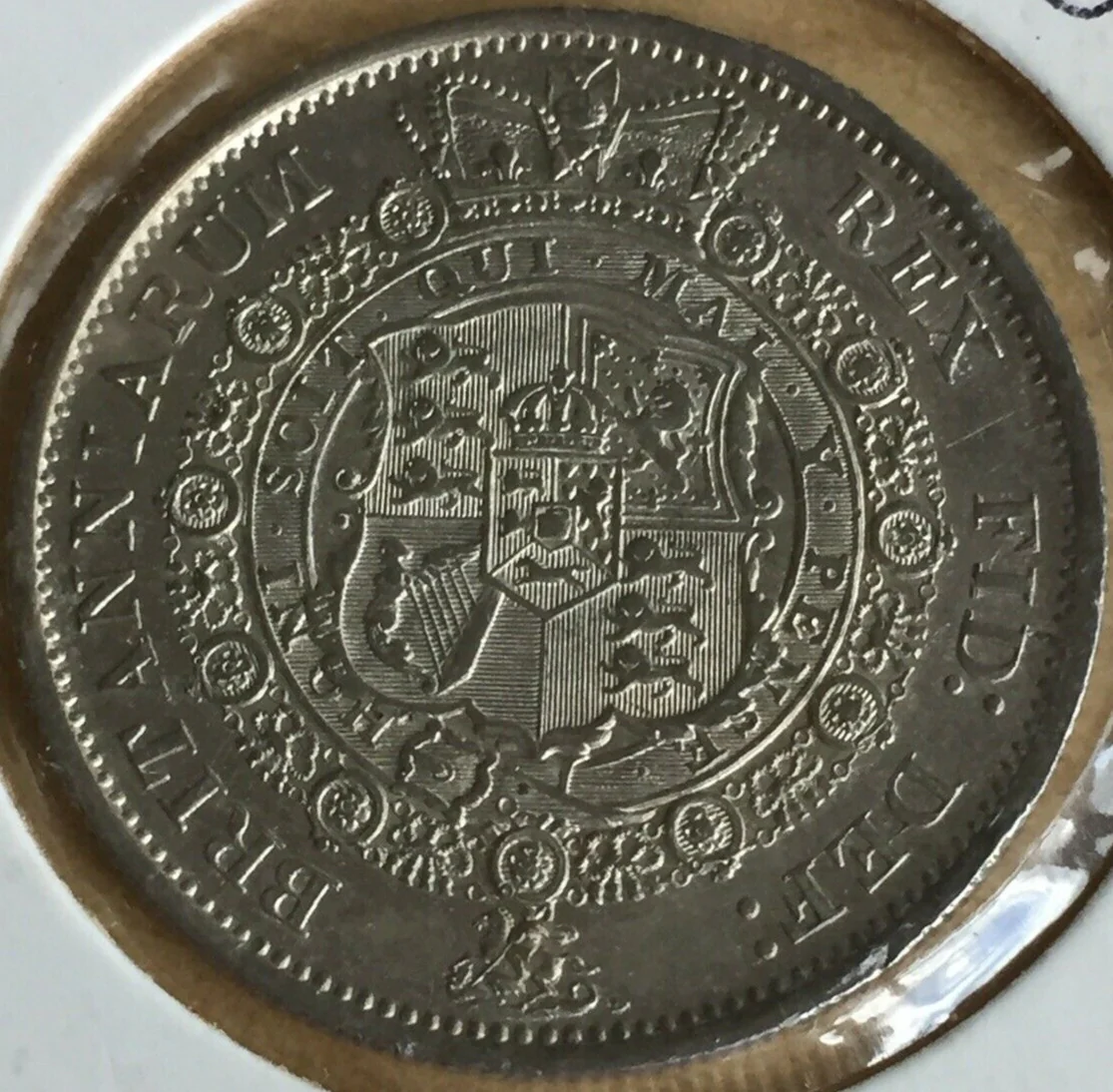 UK Great Britain George 111, 1817 Half Crown Coin - Image 2