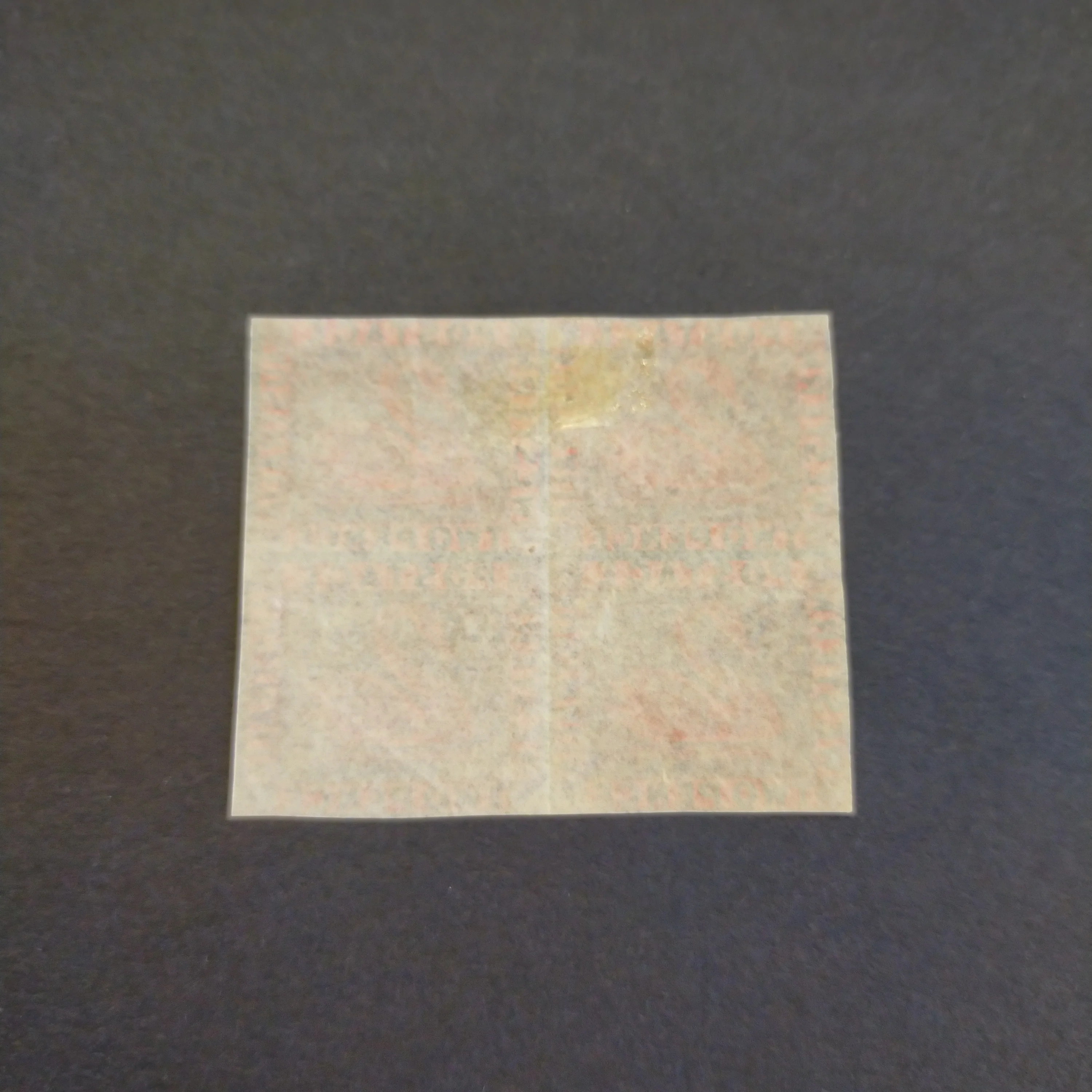 WA Western Australia Australian States SG 25 1860 2d Orange-Vermilion Block of 4 Unused Without Gum - Image 2