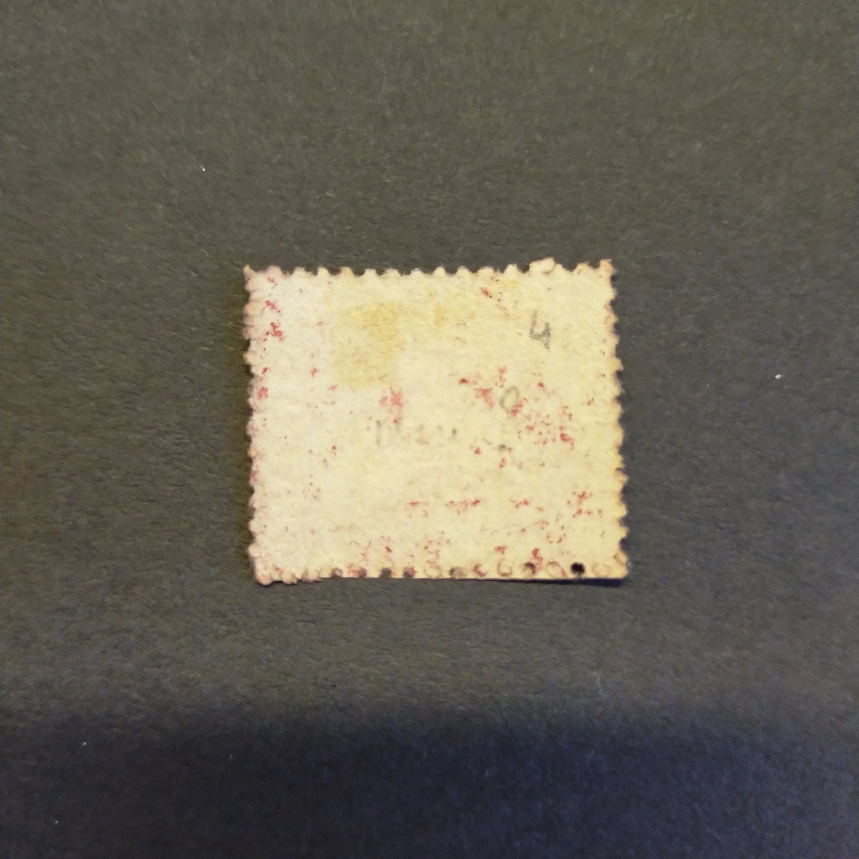 Western Australia SG 49var 1863-64 1d Carmine Rose With "Double Tail" Variety MNG - Image 2