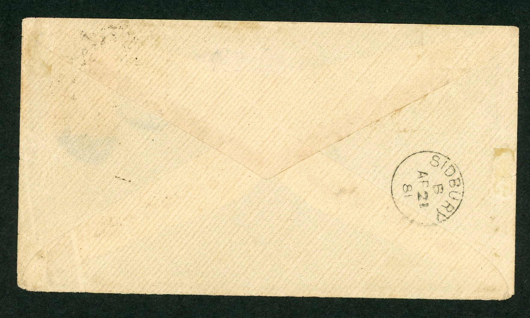 GB Great Britain Aden 1881 (April 21) 5d indigo SG 169 tied by BN 712 duplex of SIDMOUTH - Image 2