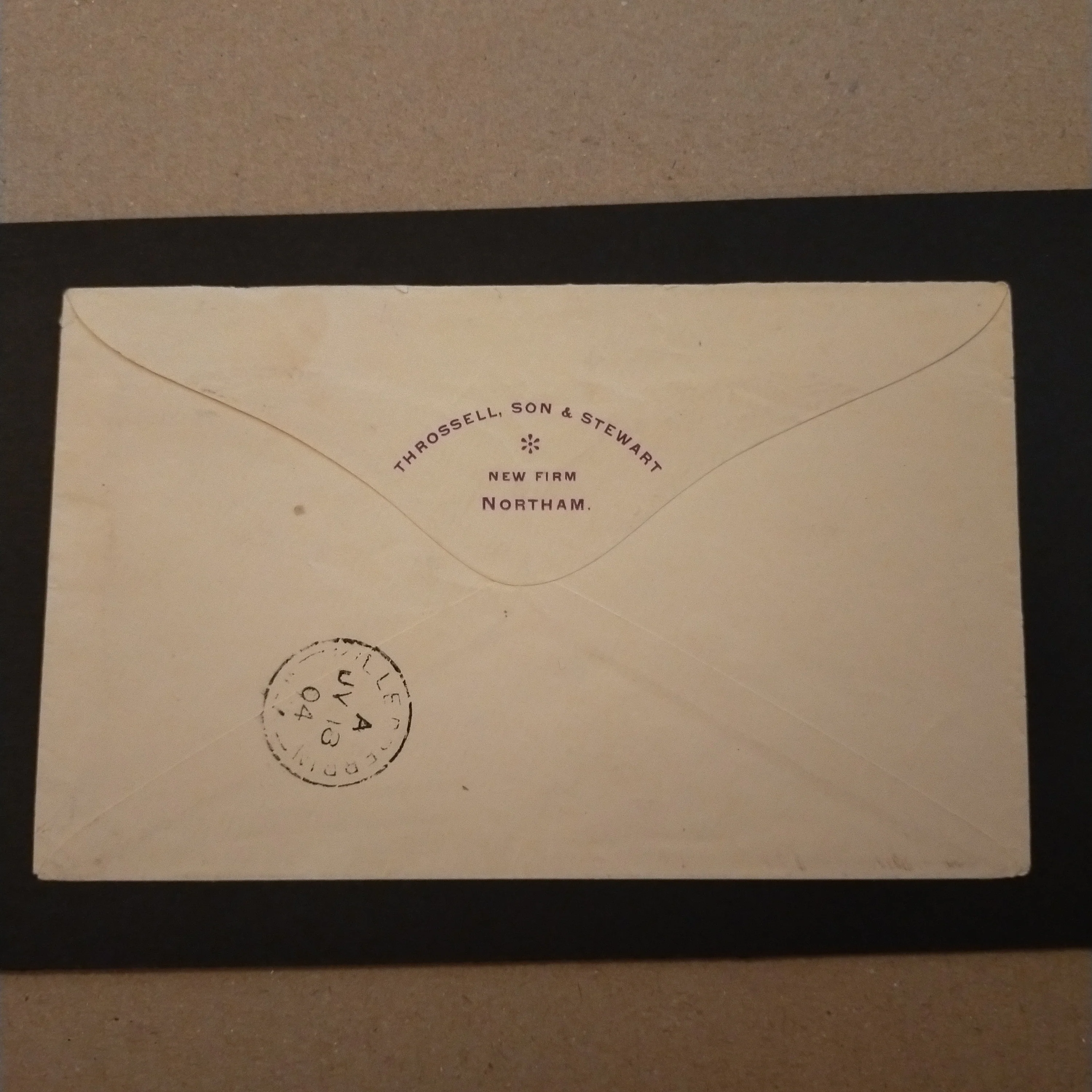 Western Australia 1904 cover with 1d pair cancelled indecipherable duplex with 1902-04 Postage Due affixed - Image 2