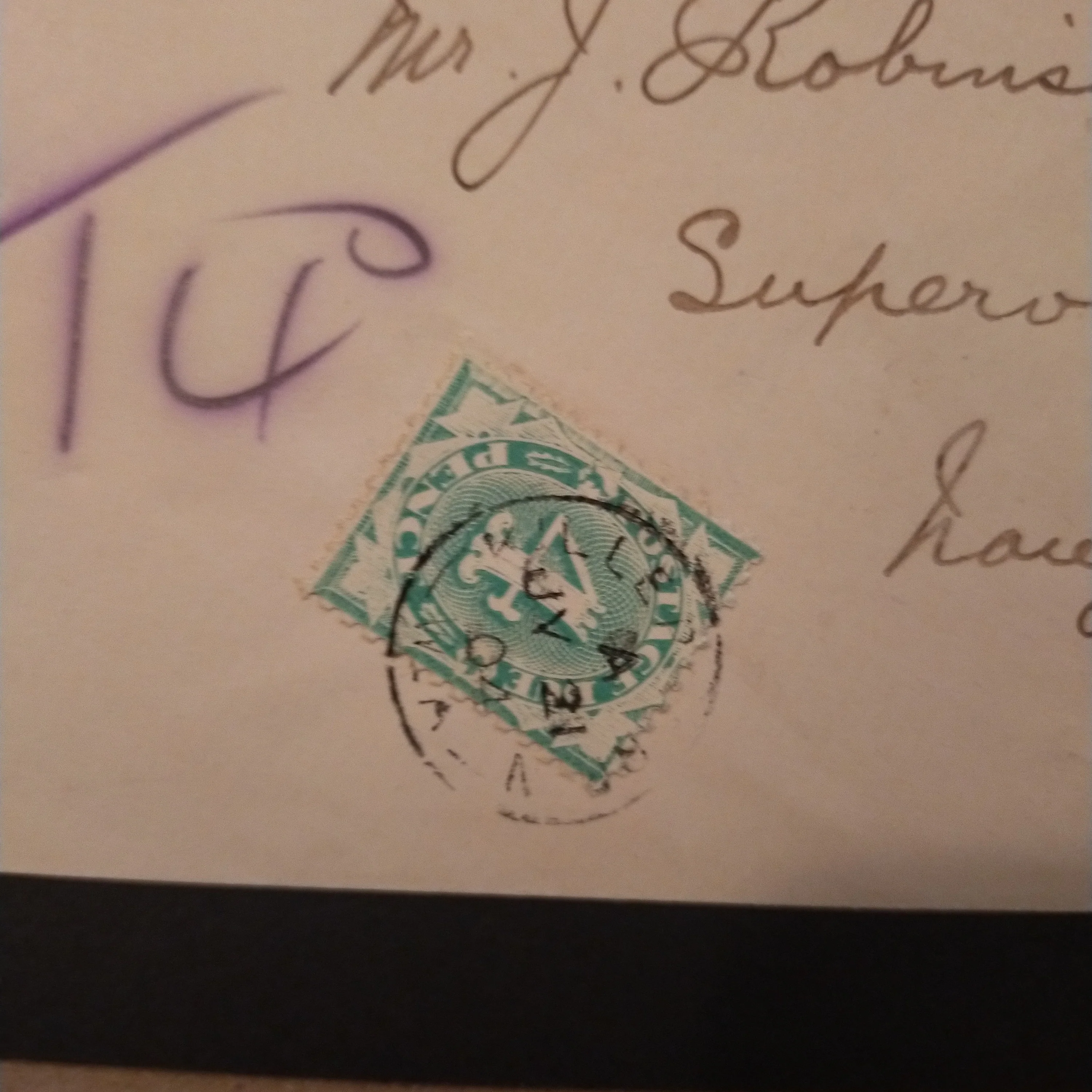 Western Australia 1904 cover with 1d pair cancelled indecipherable duplex with 1902-04 Postage Due affixed - Image 4