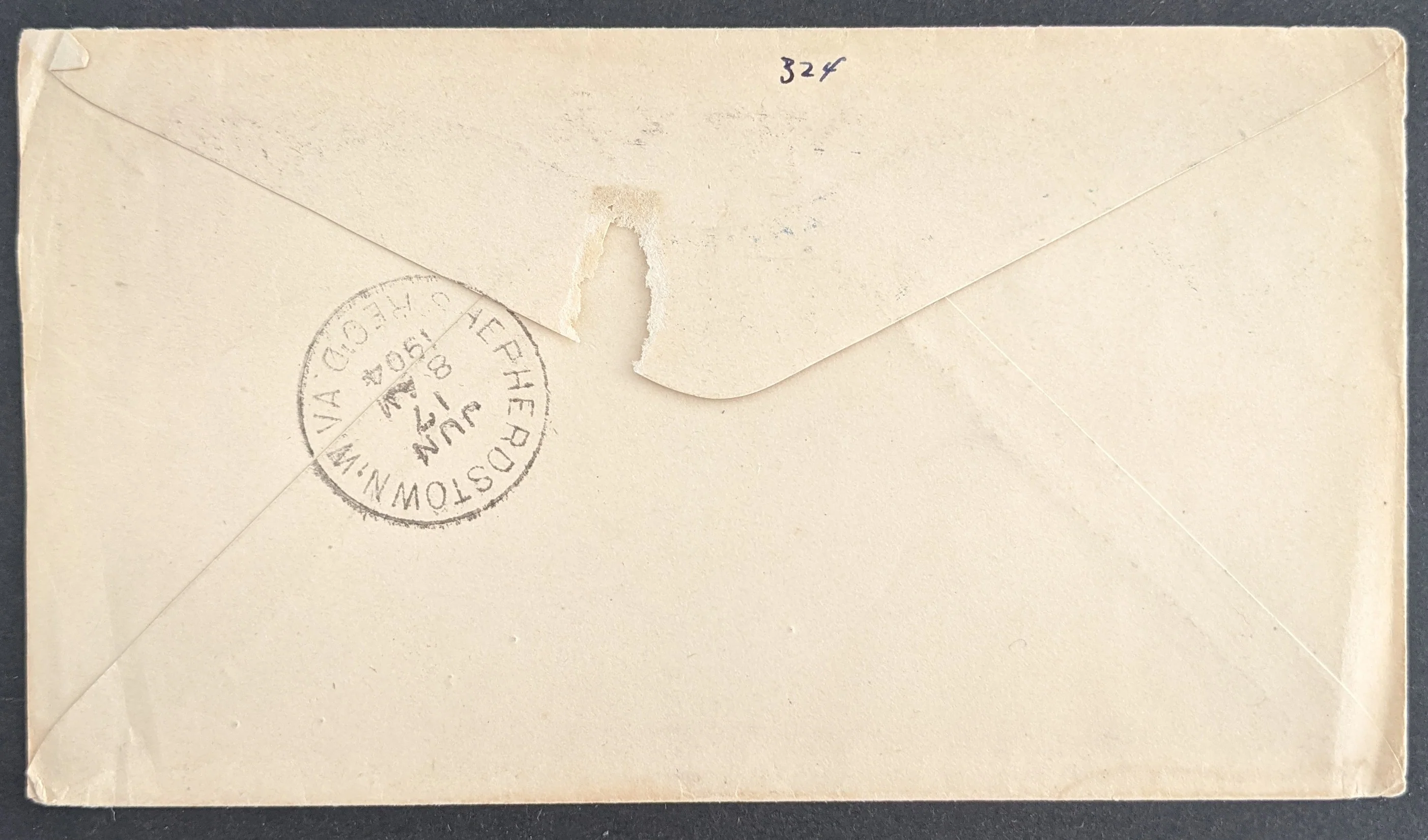 USA 1904 St Louis 2c Jefferson on National Lumber advertising cover with Olympic Games Slogan on Cover - Image 2