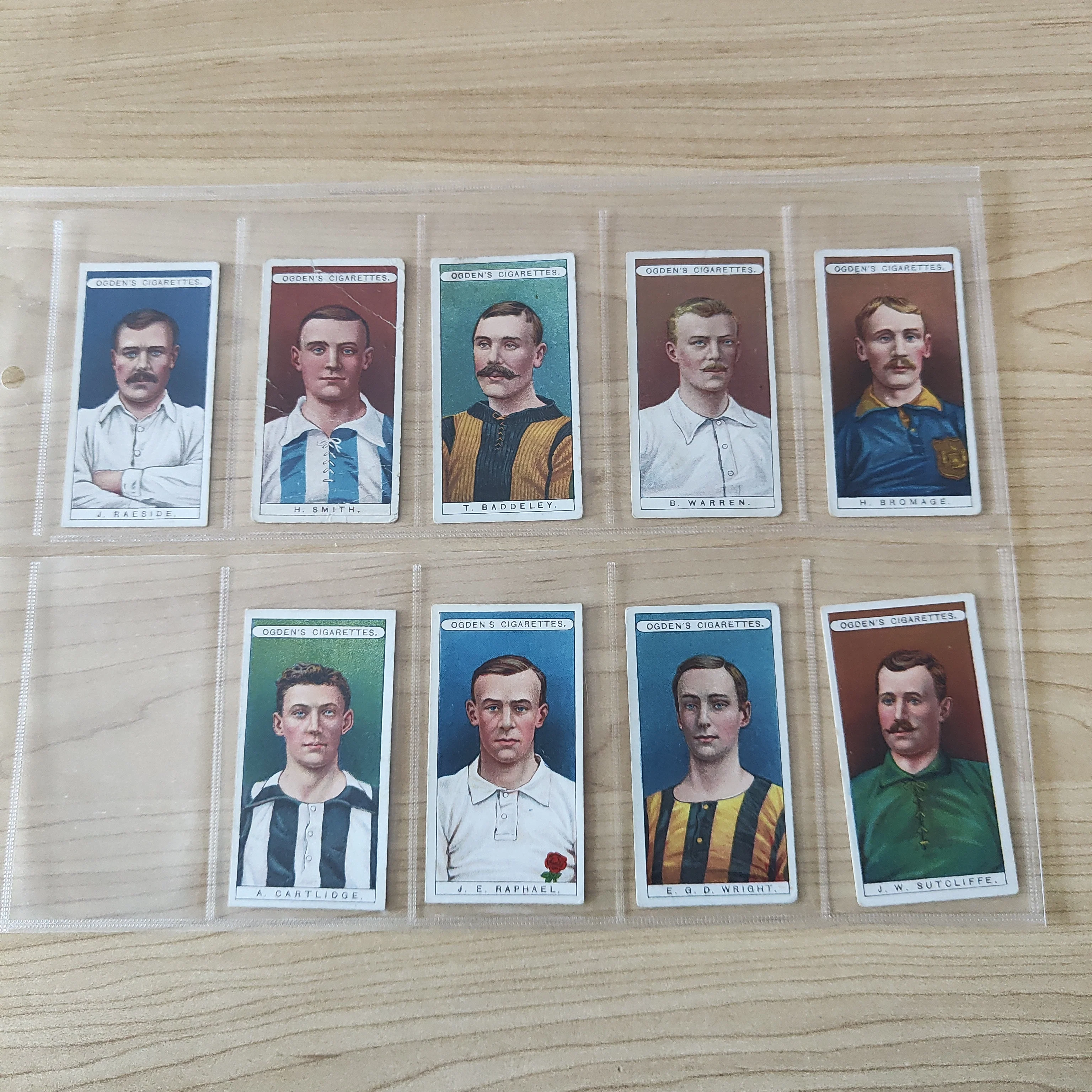 Soccer 1906-26 Ogdens 3 Part Sets of Cigarette Cards 31/51, 45/50 and 43/44 - Image 7