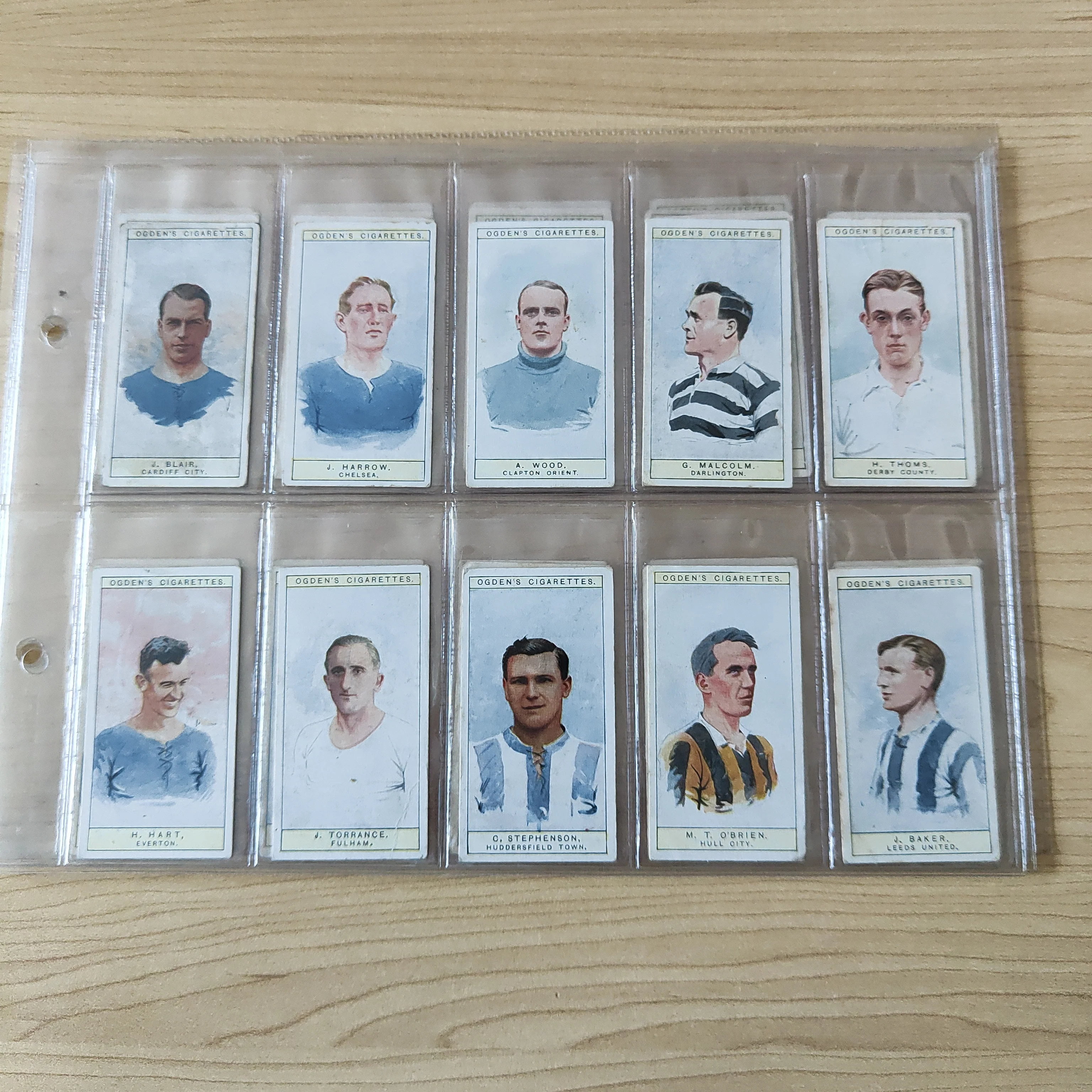 Soccer 1906-26 Ogdens 3 Part Sets of Cigarette Cards 31/51, 45/50 and 43/44 - Image 9