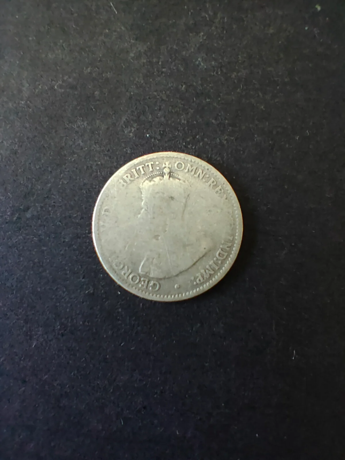 Australia 1915 3d Threepence Silver Coin Fine Condition - Image 2