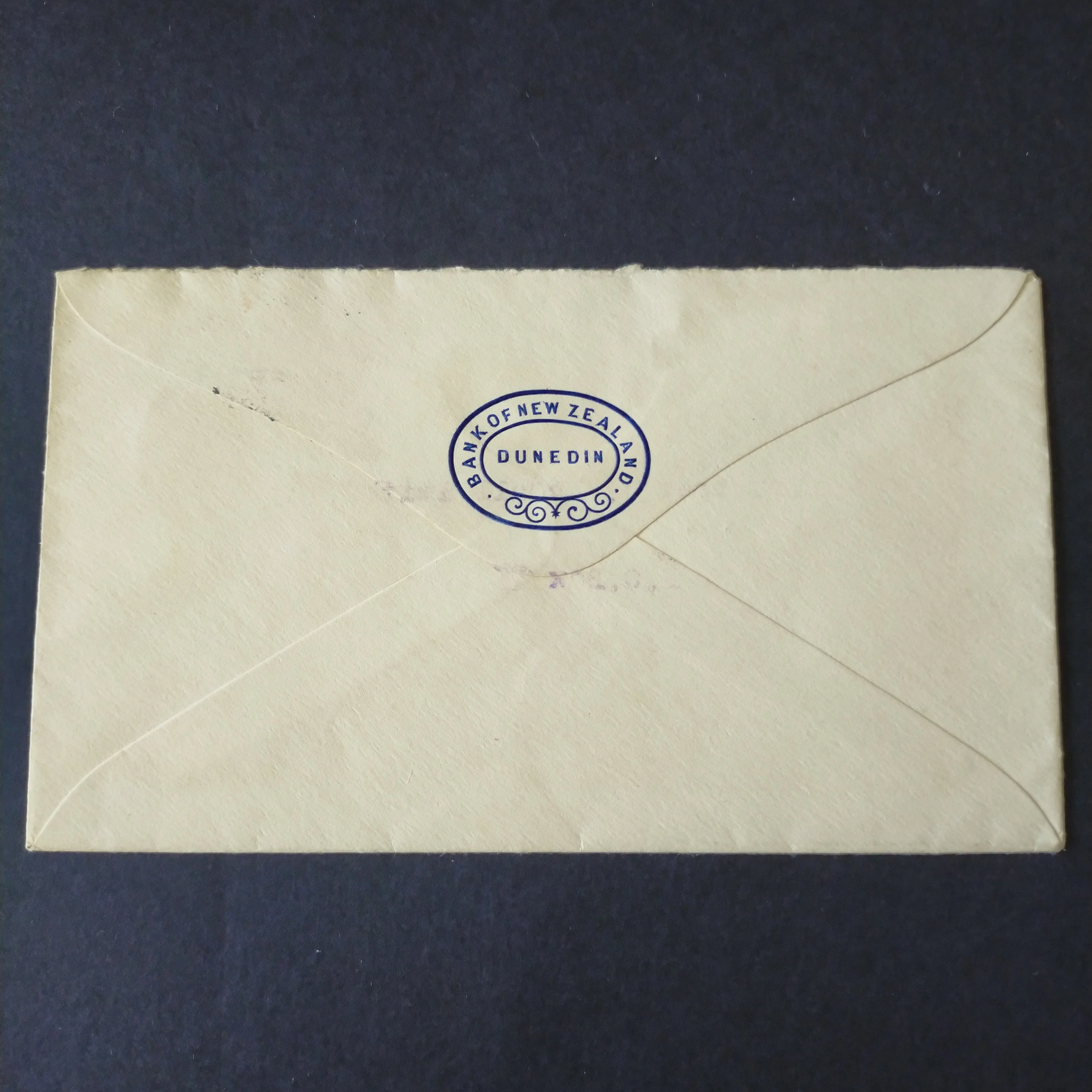 NZ New Zealand 1917 Bank of New Zealand Dunedin Frank Stamp Cover - Image 2
