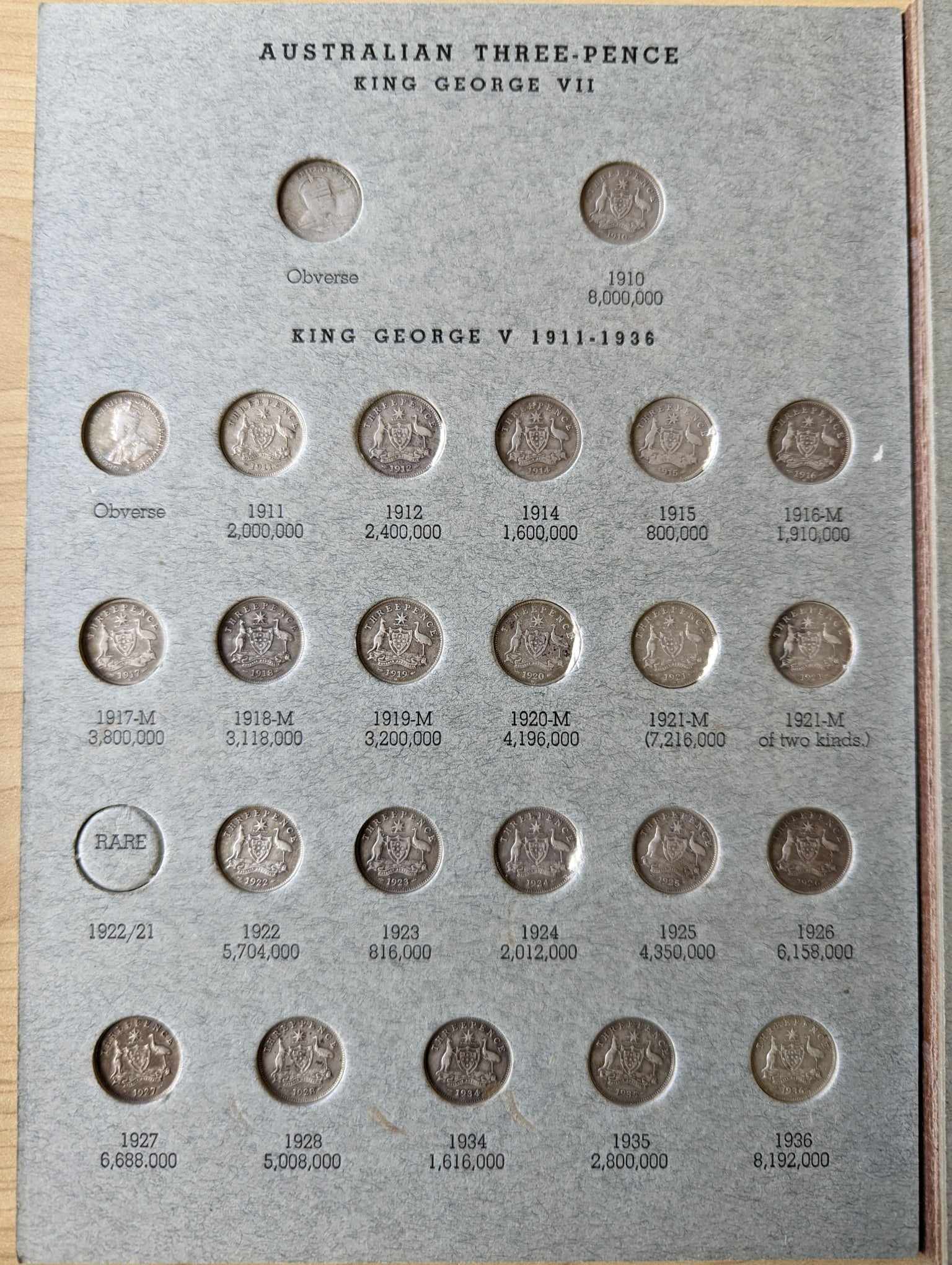 Australia 1918 1/- One Shilling Silver Coin Fine Condition