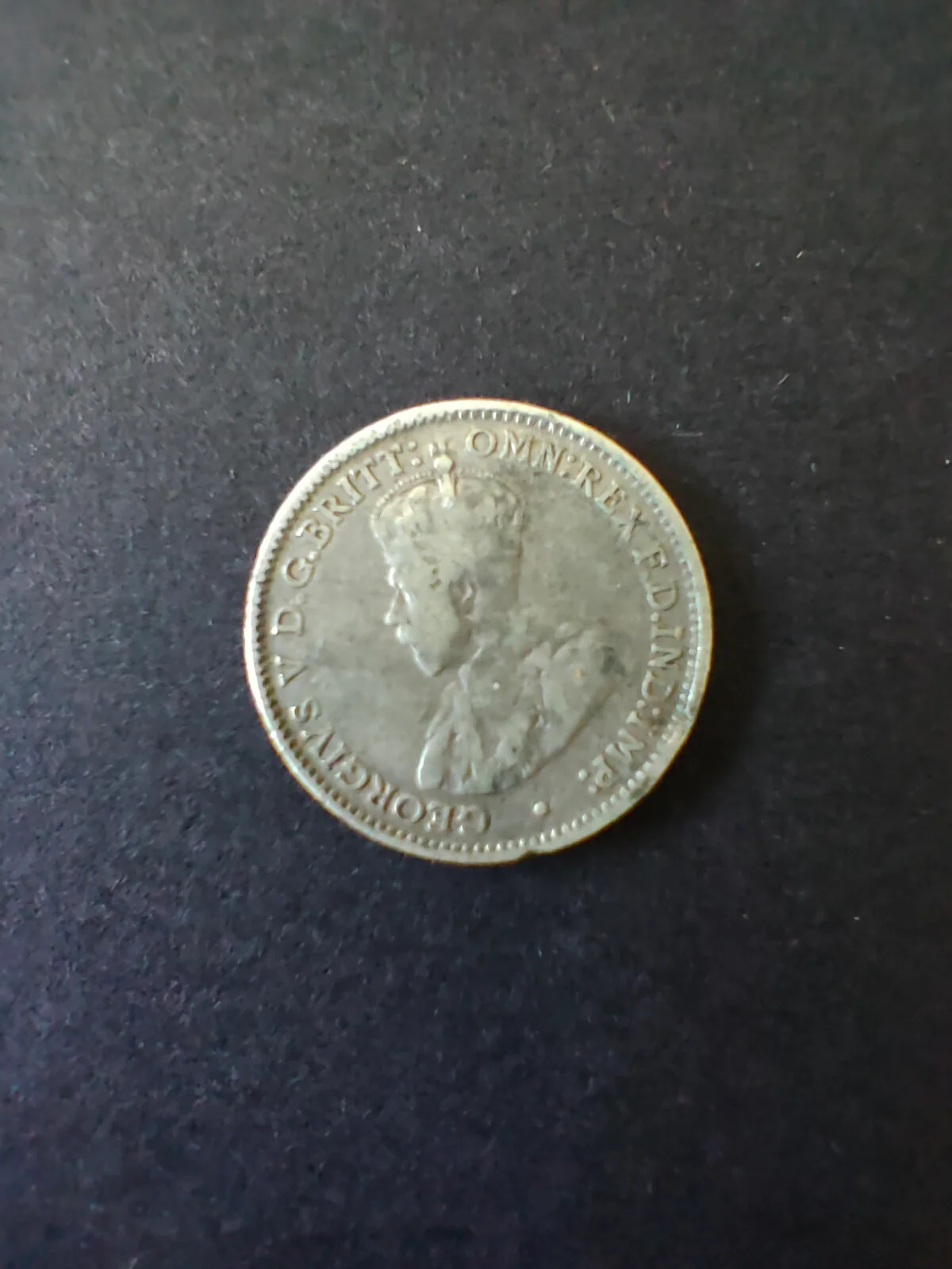 Australia 1922 3d Threepence Silver Coin Fine Condition - Image 2