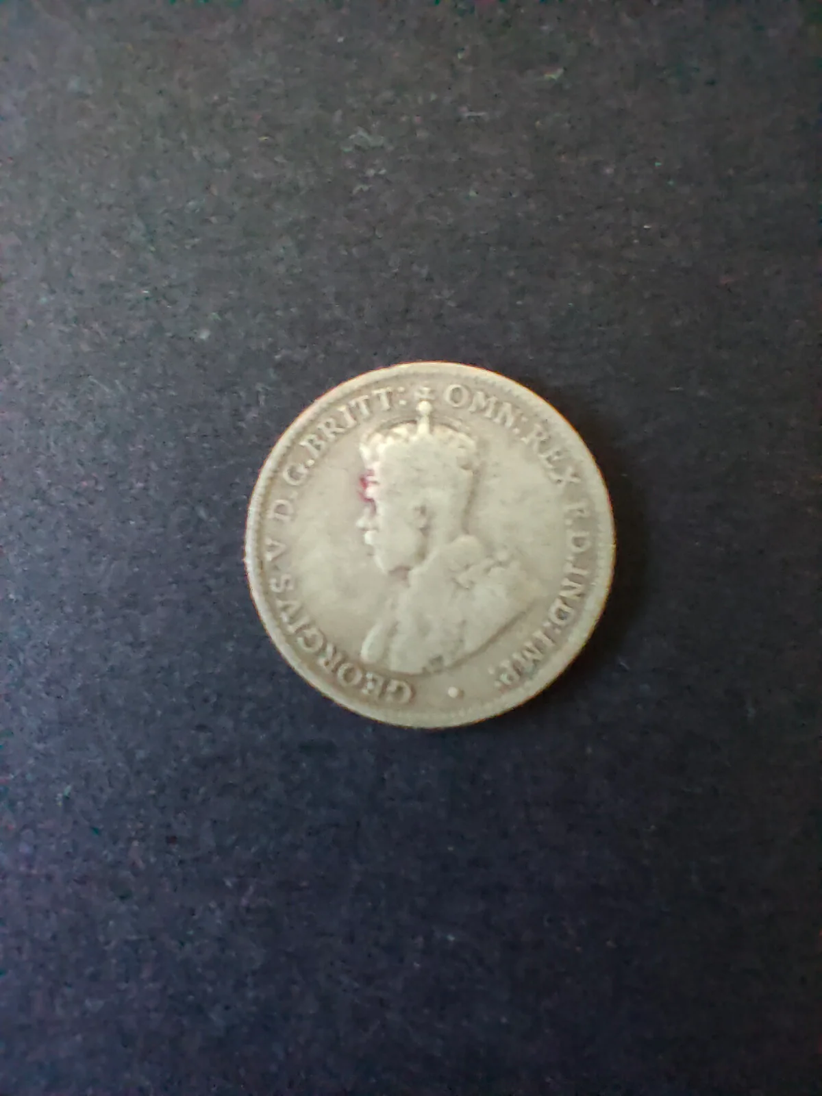 Australia 1923 3d Threepence Silver Coin Fine Condition - Image 2