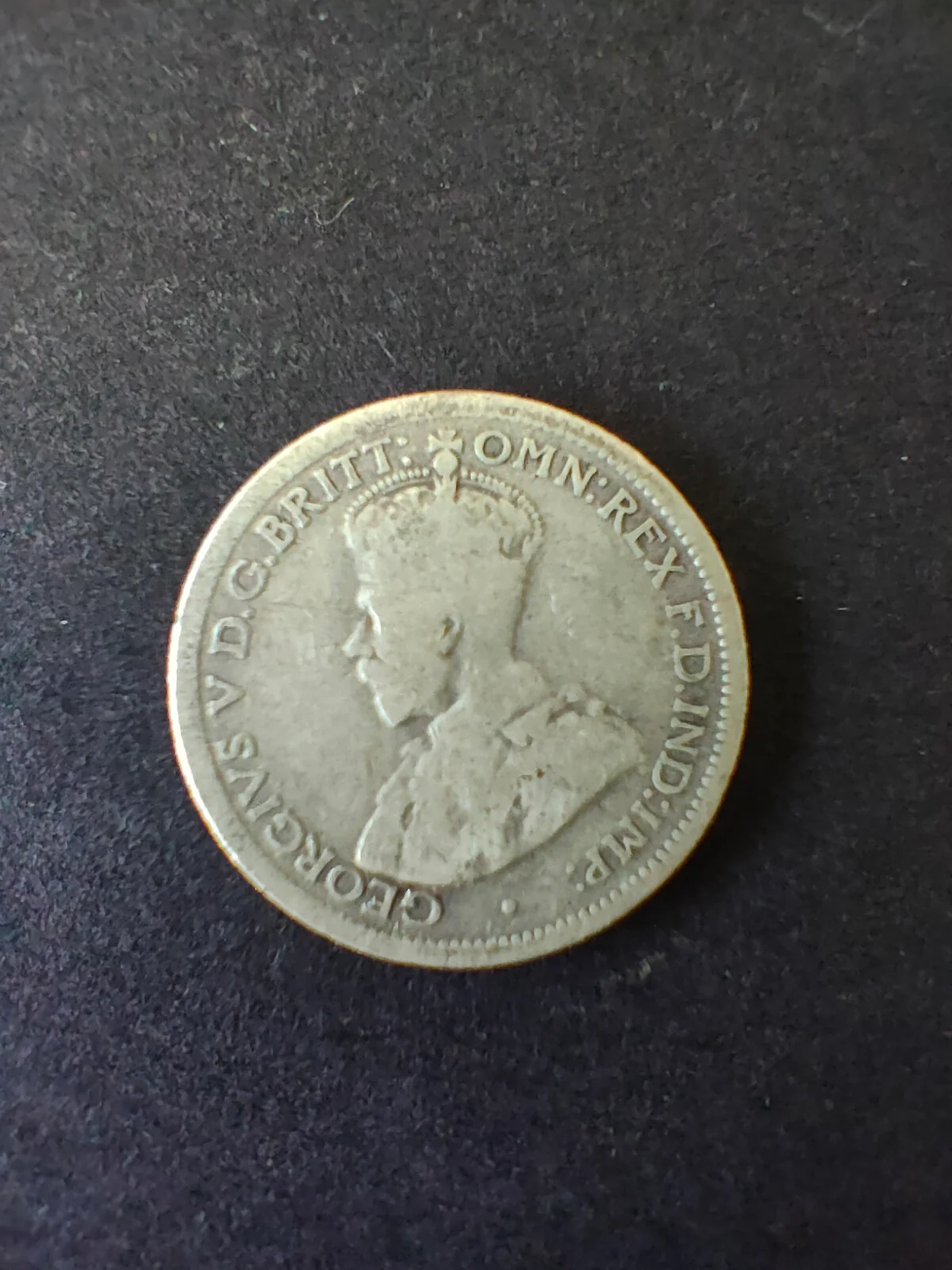 Australia 1923 6d Sixpence Silver Coin Very Good Condition - Image 2