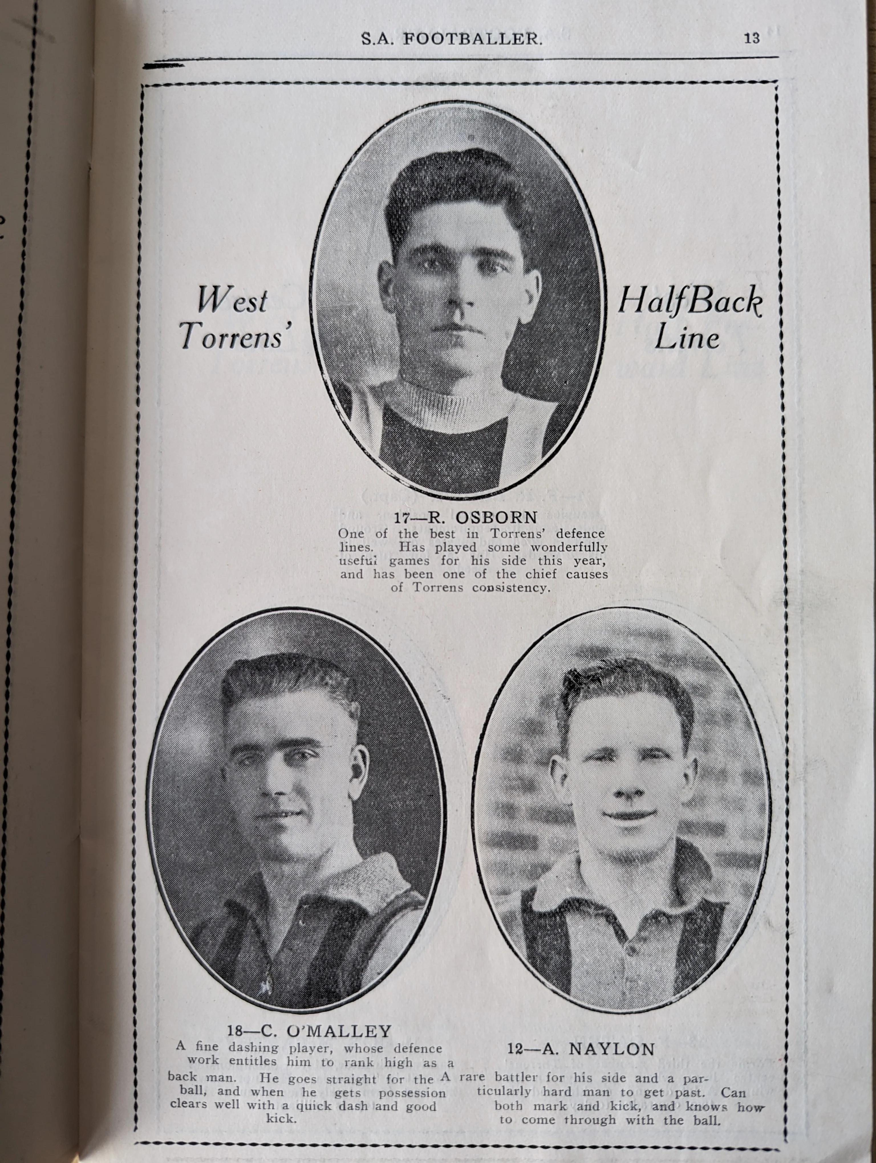 1924 South Australian Footballer Grand Final Sturt vs West Torrens - Image 2