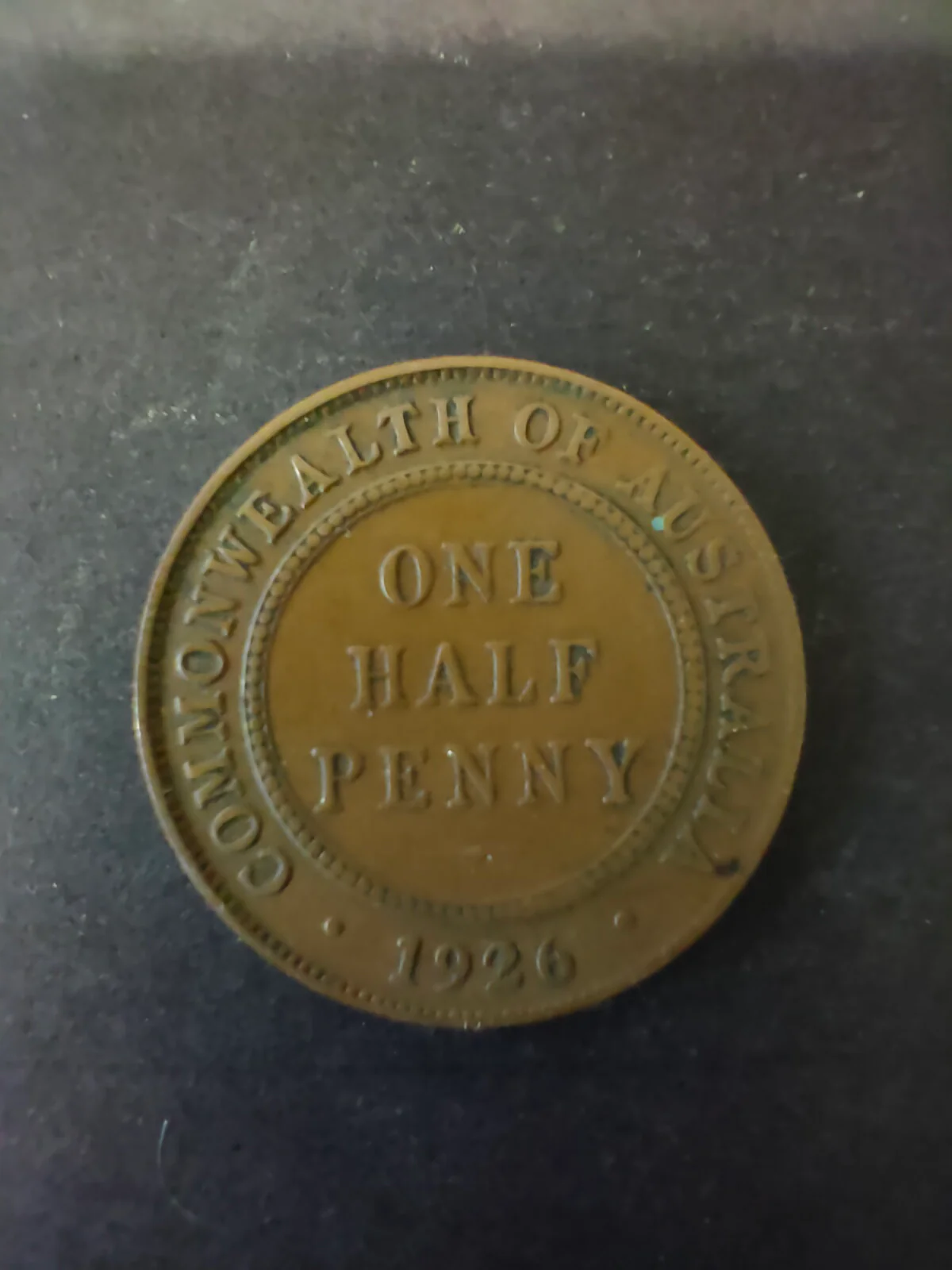 Australia 1926 1/2d Half Penny Fine Condition