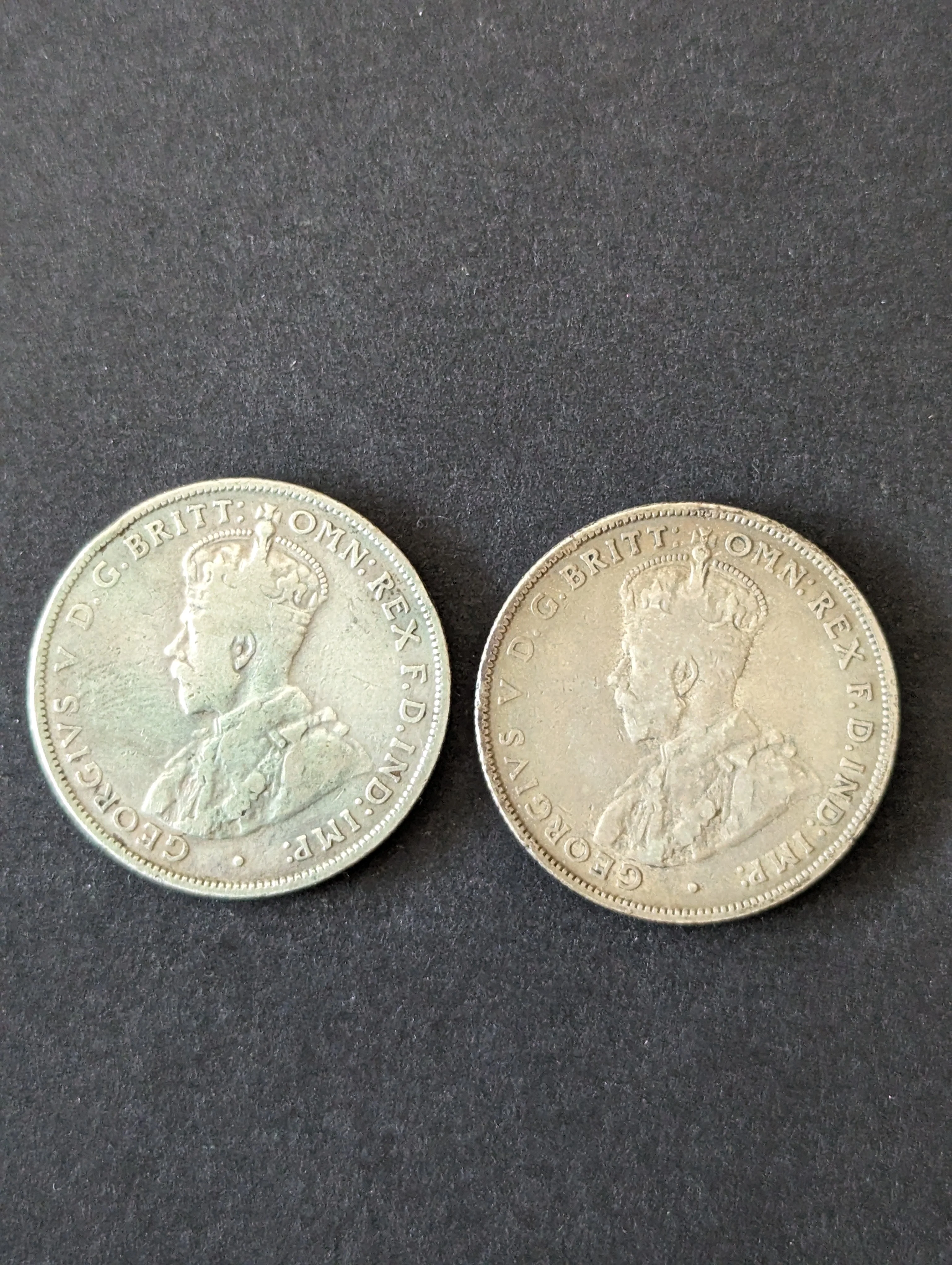 Australia 1932 2/- Florin scarce Silver Coin Very Good Condition - Image 2
