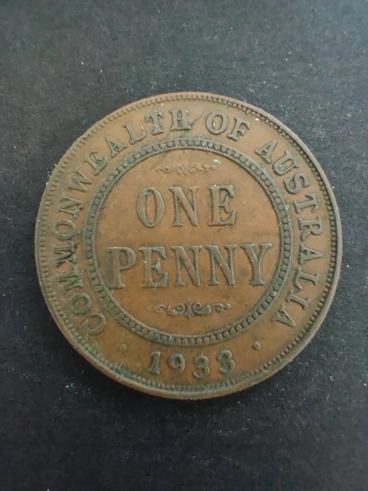 Australia 1933 1d One Penny Fine Condition