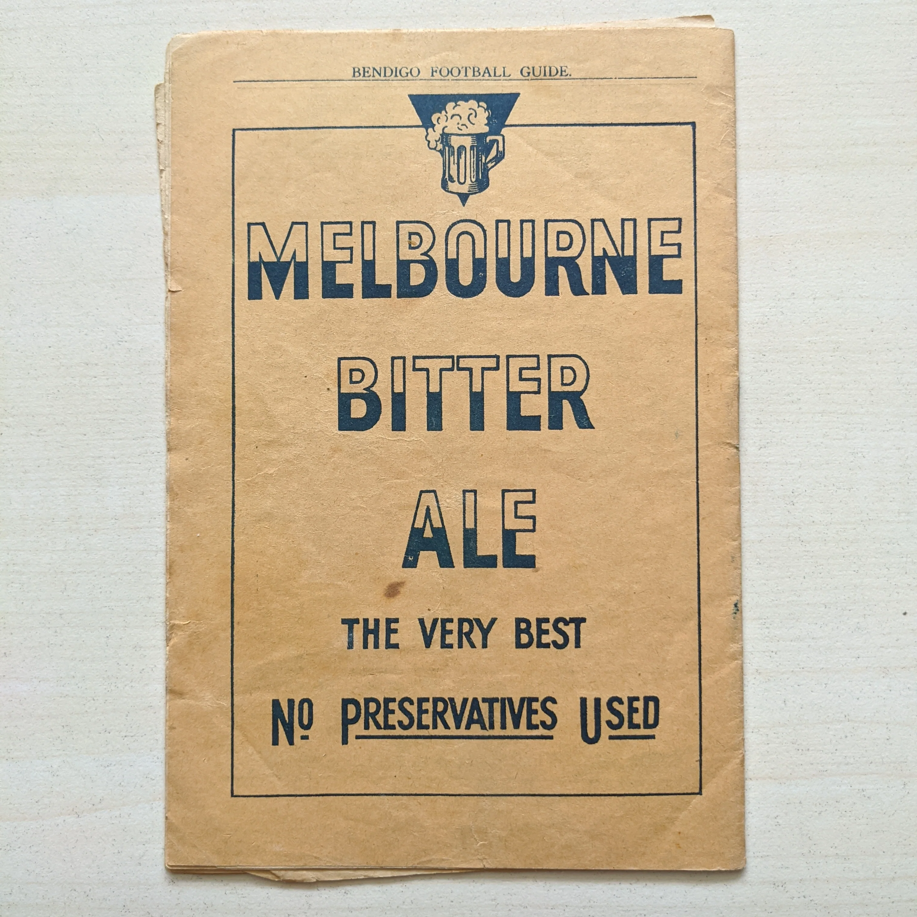 Football 1933 Bendigo Football League Record Vol. 7 No. 1 Saturday 29th April - Image 3