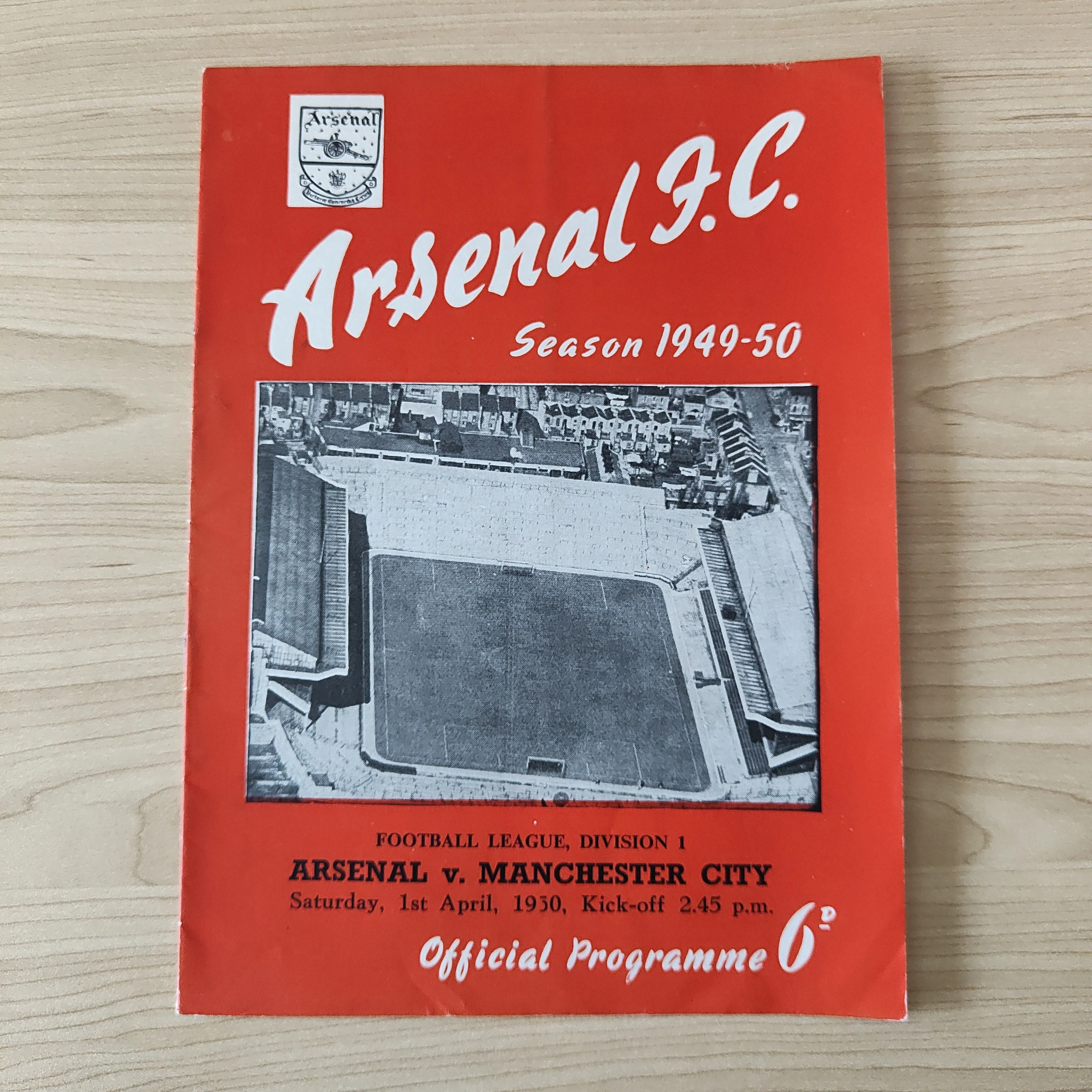 Soccer 1935 and 1950 Soccer Football Records Manchester City v Stoke City; Arsenal v Manchester City - Image 5