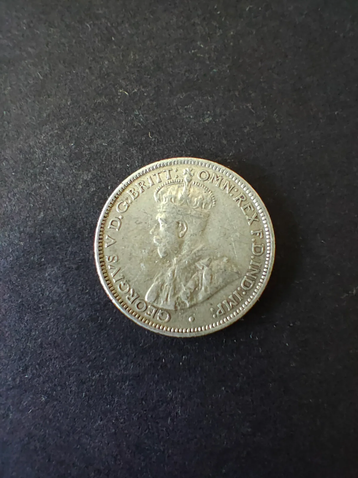 Australia 1936 6d Sixpence Silver Coin Fine Condition - Image 2