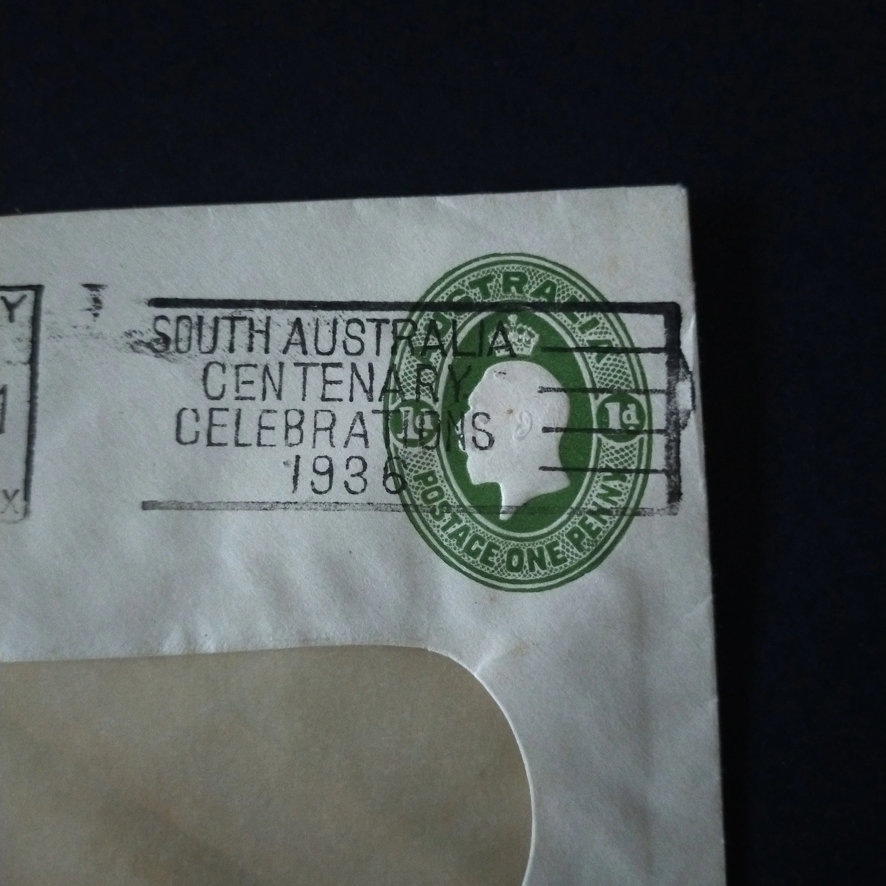 Australia 1936 Printed To Private Order Hyde, Gluck & Company Advertisement Envelope Posted in Sydney Clear Panel Envelope - Image 3