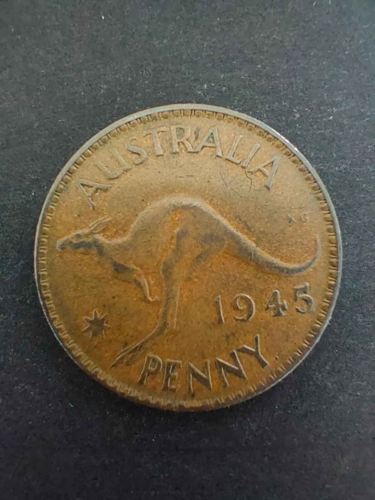 Australia 1945 1d One Penny Fine Condition