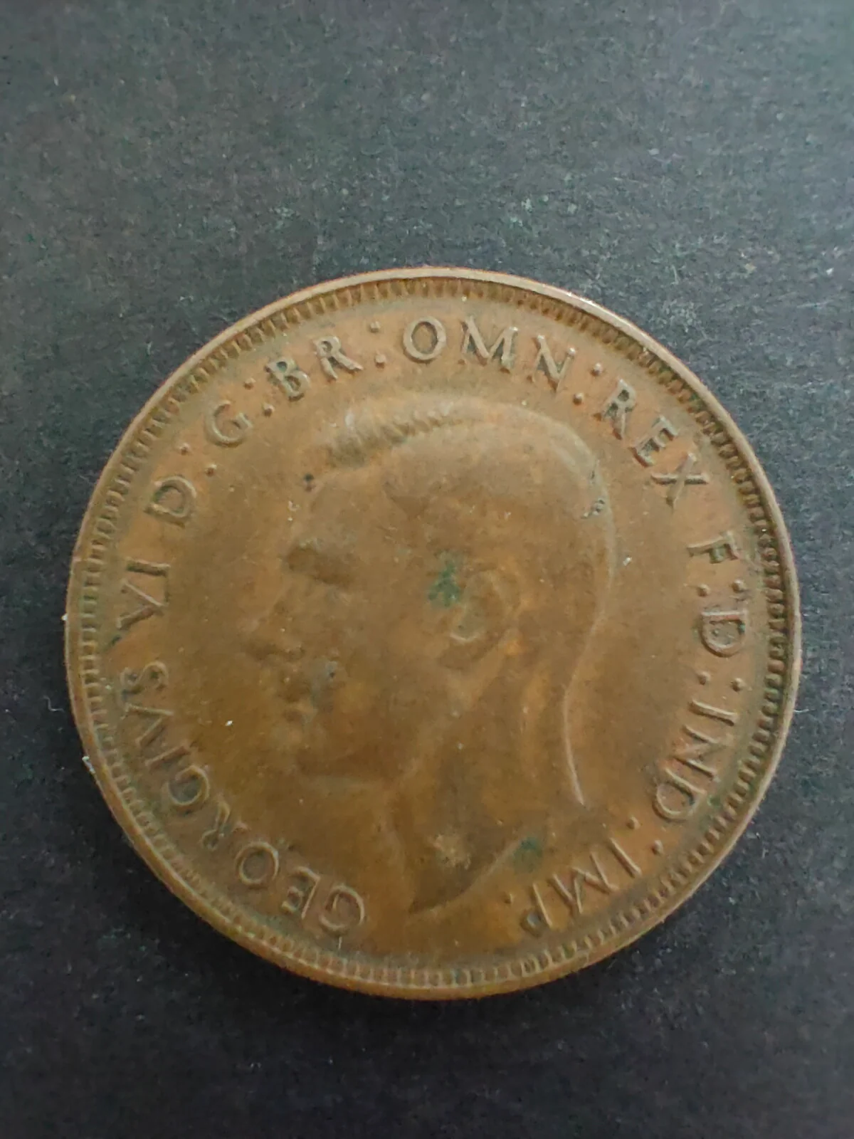 Australia 1947 1d One Penny Fine Condition. Melbourne Mint - Image 2