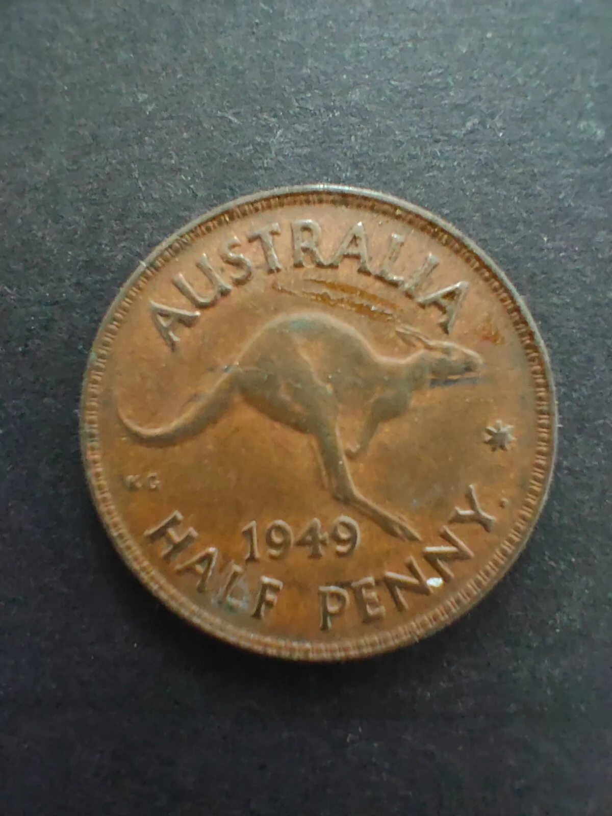 Australia 1949 1/2d Half Penny Fine Condition