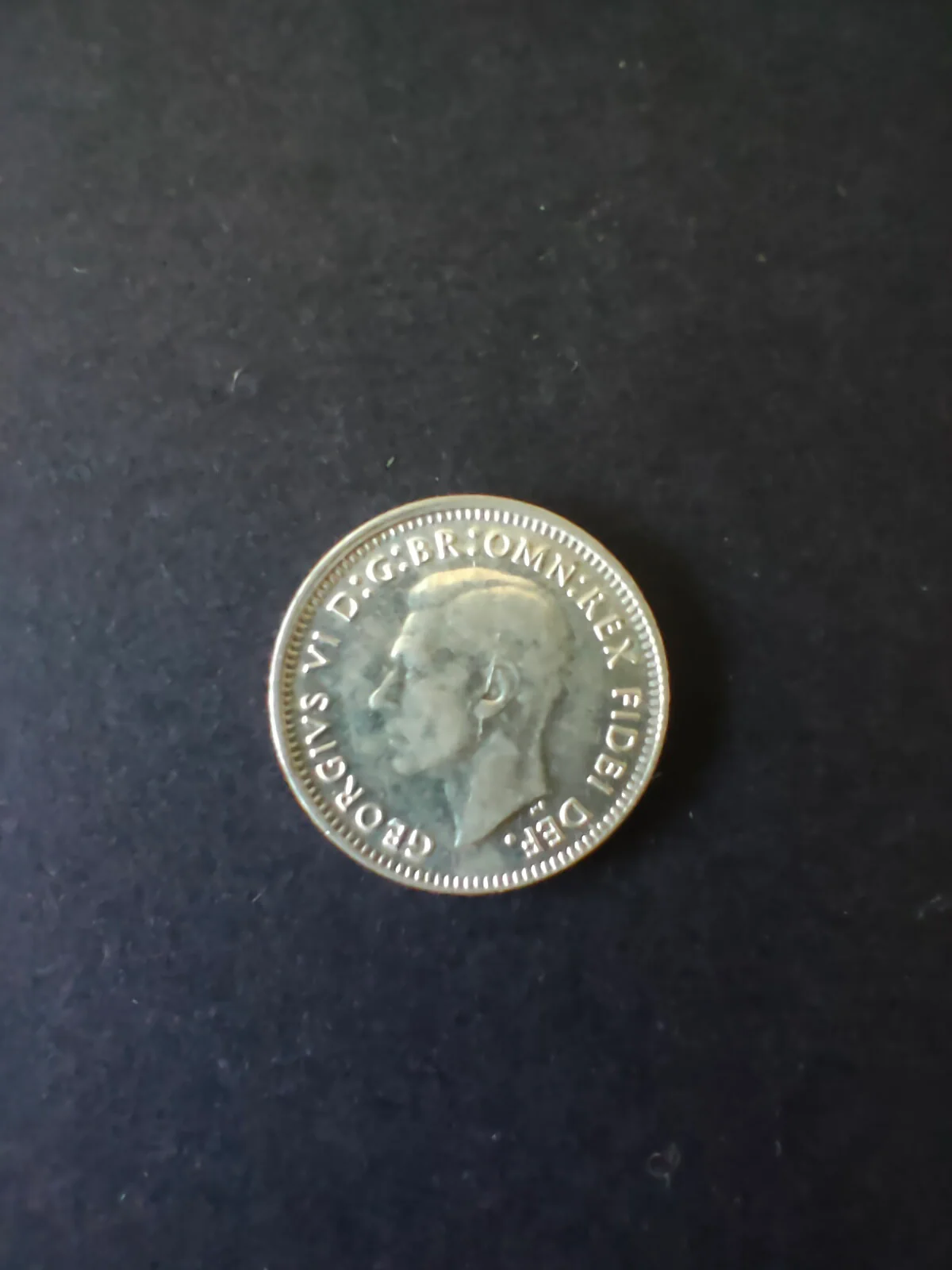 Australia 1949 3d Threepence Silver Coin Fine Condition - Image 2