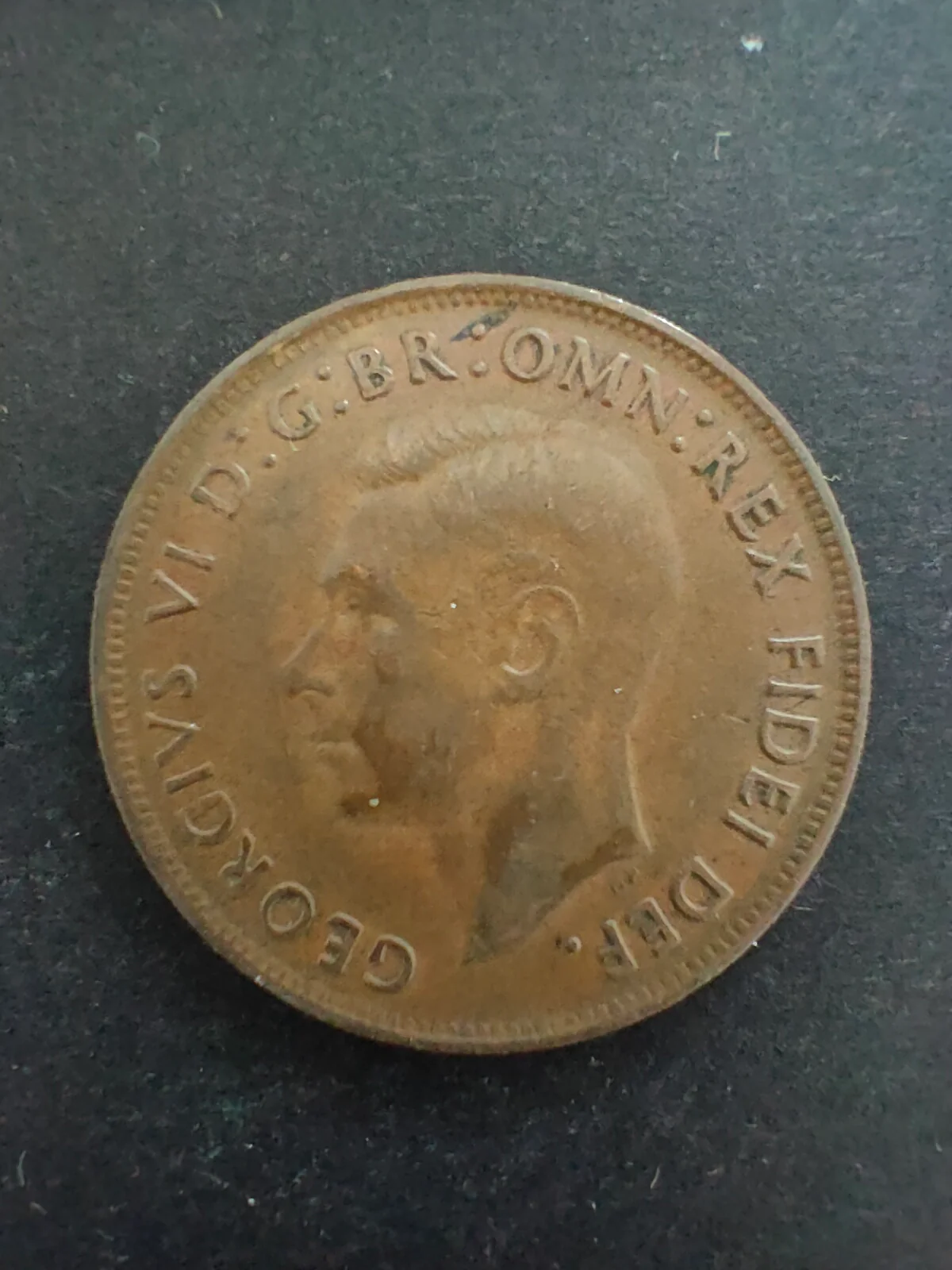 Australia 1950 1d One Penny Fine Condition - Image 2