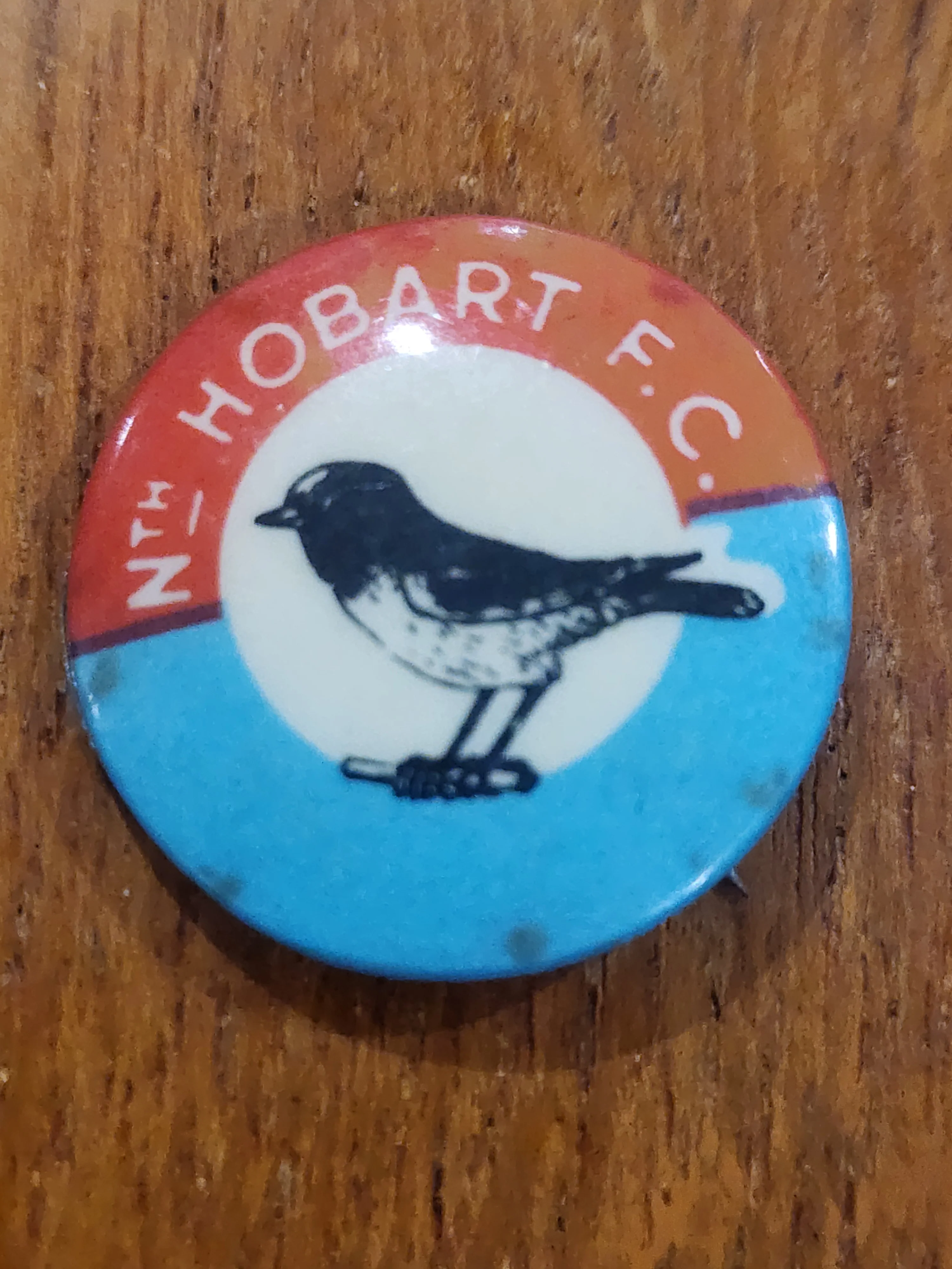 1950s Argus Football Badge - Nth Hobart Football Club