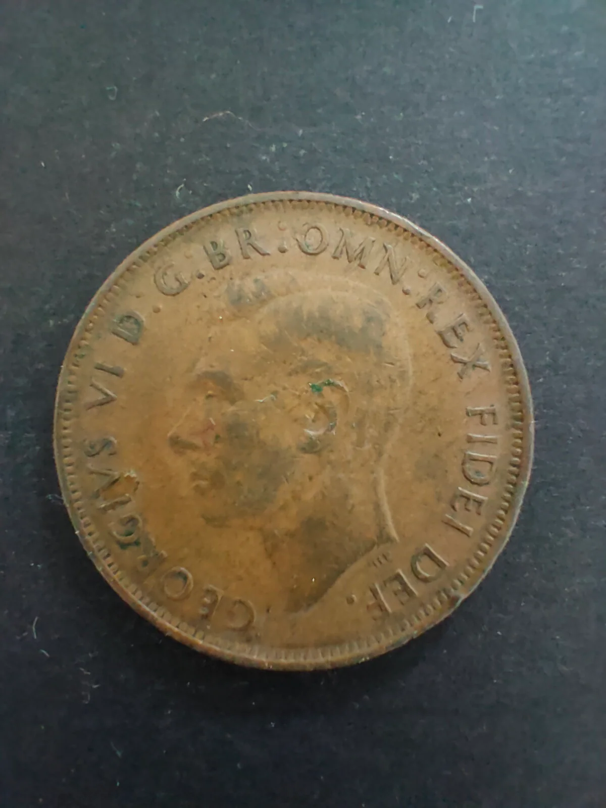 Australia 1951P 1d One Penny Fine Condition. Perth Mint - Image 2