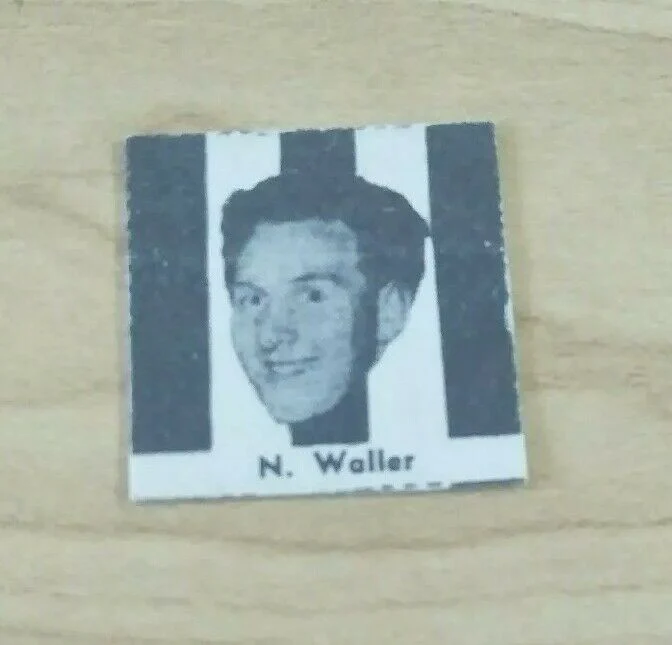 VFL 1956 Argus Newspaper Fireside Footballers Collingwood N Waller Football Card