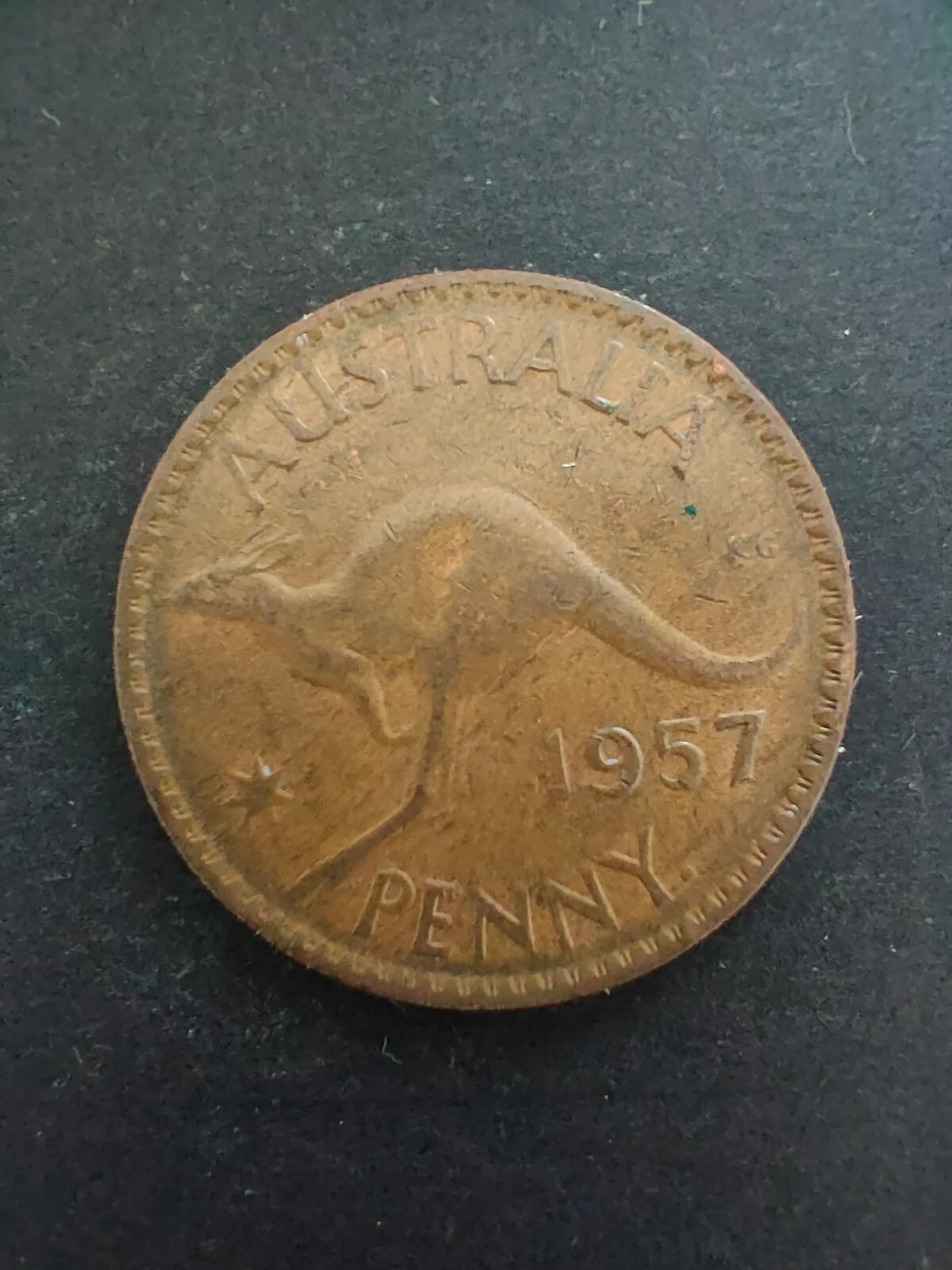 Australia 1957 1d One Penny Very Fine Condition