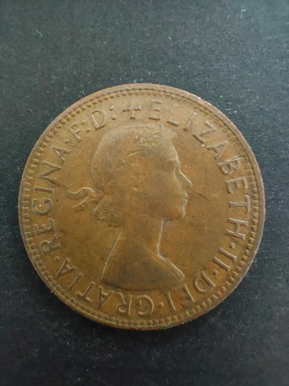Australia 1957 1d One Penny Very Fine Condition - Image 2