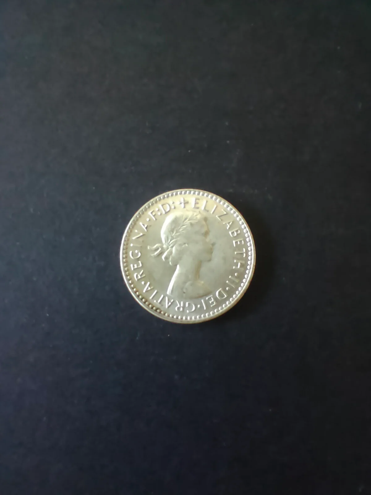 Australia 1959 3d Threepence Silver Coin Very Fine Condition - Image 2