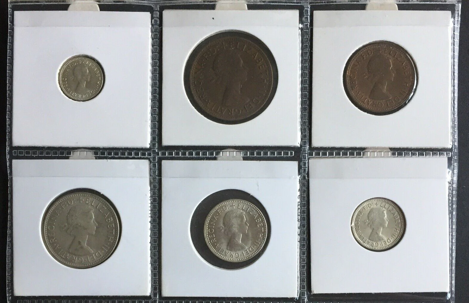 Australia 1959 Pre Decimal 6 Coin Set including 4 silver IDEAL BIRTHDAY GIFT - Image 2