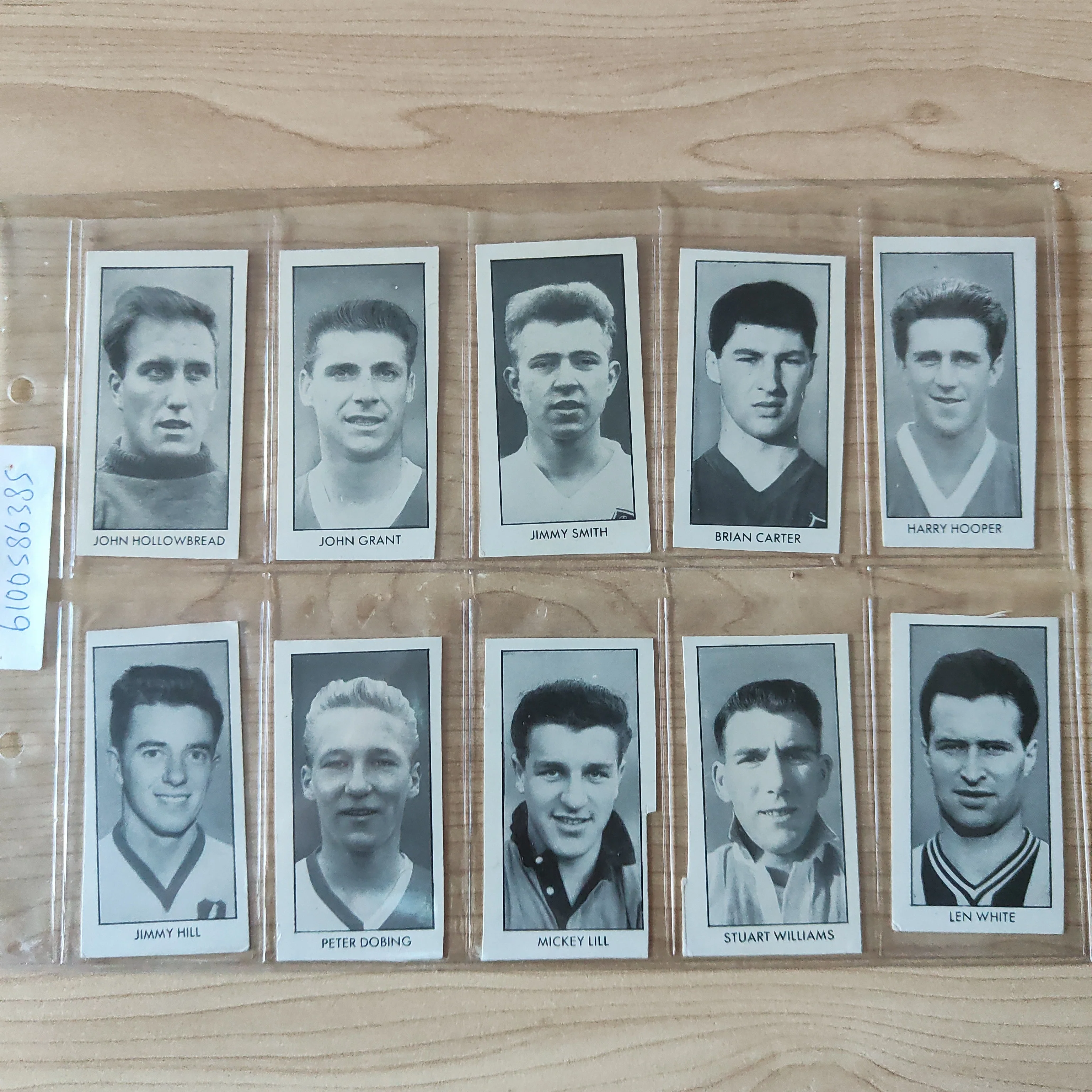 Soccer 1959 DC Thomson Football Stars Complete Set of 44 Cigarette Cards