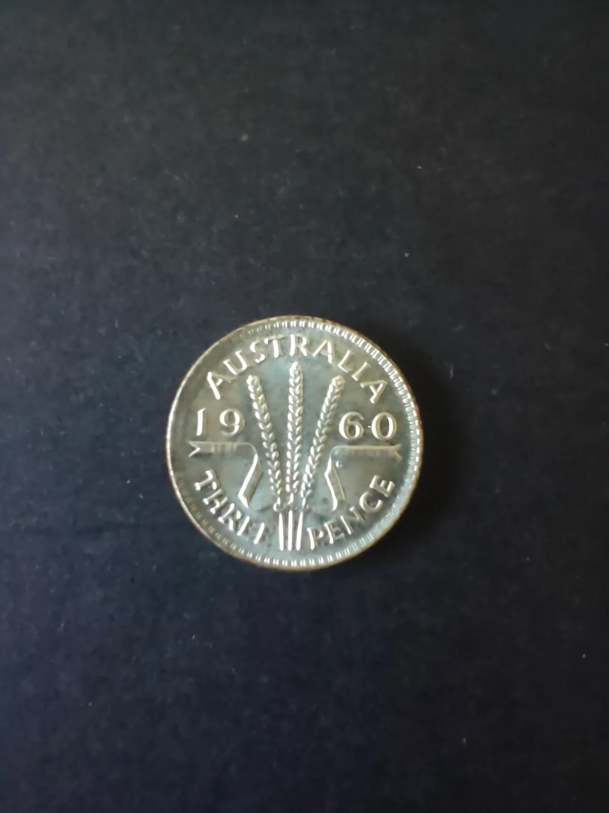 Australia 1960 3d Threepence Silver Coin Extremely Fine Condition