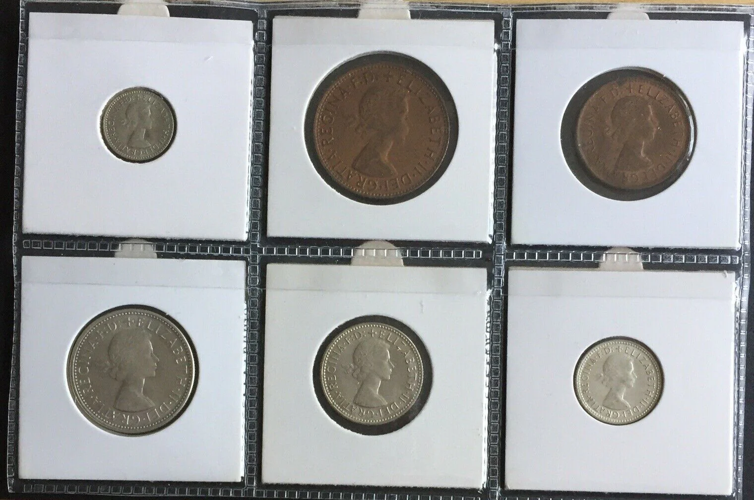 Australia 1960 Pre Decimal 6 Coin Set including 4 silver IDEAL BIRTHDAY GIFT - Image 2