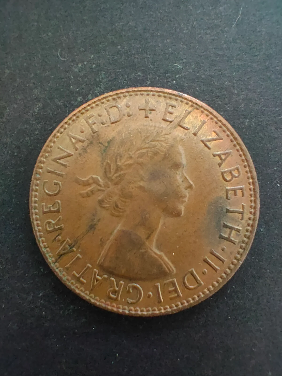 Australia 1961 1d One Penny Very Fine Condition - Image 2
