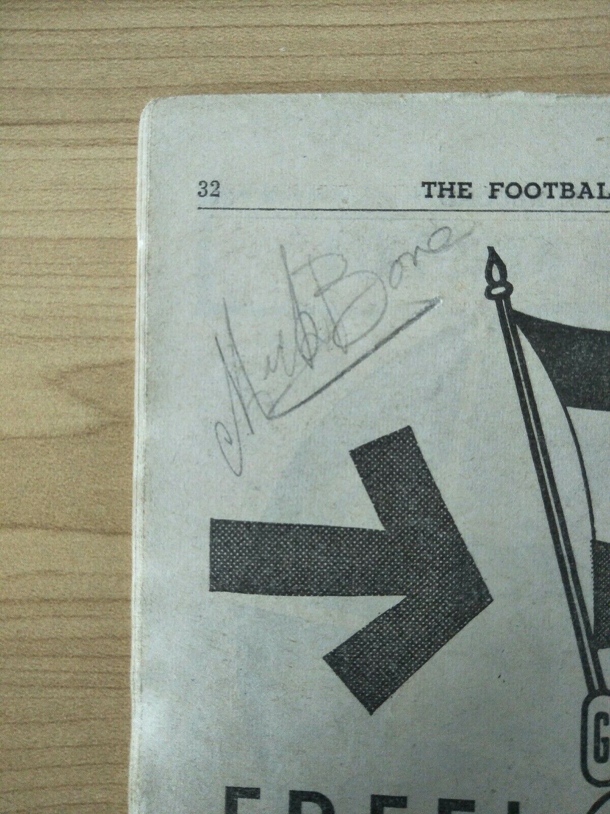 VFL 1963 April 20 Football Record Richmond v Collingwood - Signed By Mick Bone - Image 6