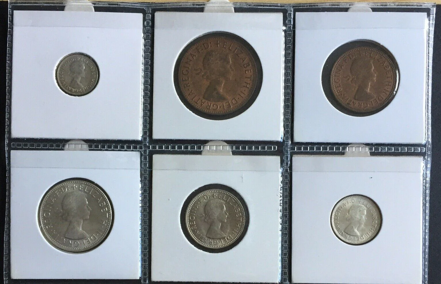 Australia 1963 Pre Decimal 6 Coin Set including 4 silver IDEAL BIRTHDAY GIFT - Image 2