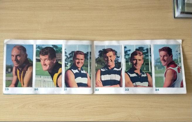 VFL 1964 Mobil Football Photos Complete Album Signed By Collingwood Team on Back - Image 8