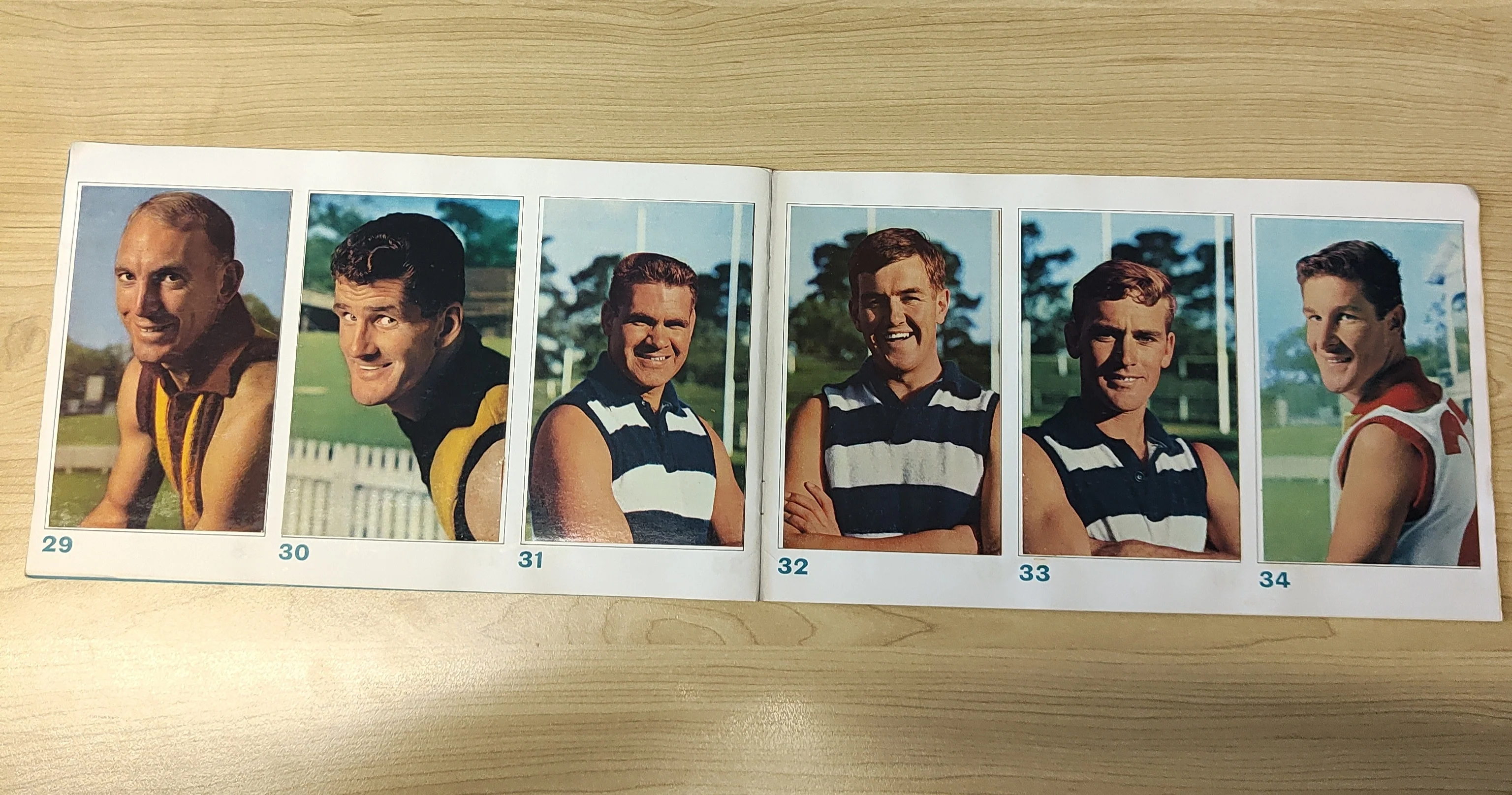 VFL 1964 Mobil Petrol Footy Photos Complete Album Signed By Essendon on Back - Image 6