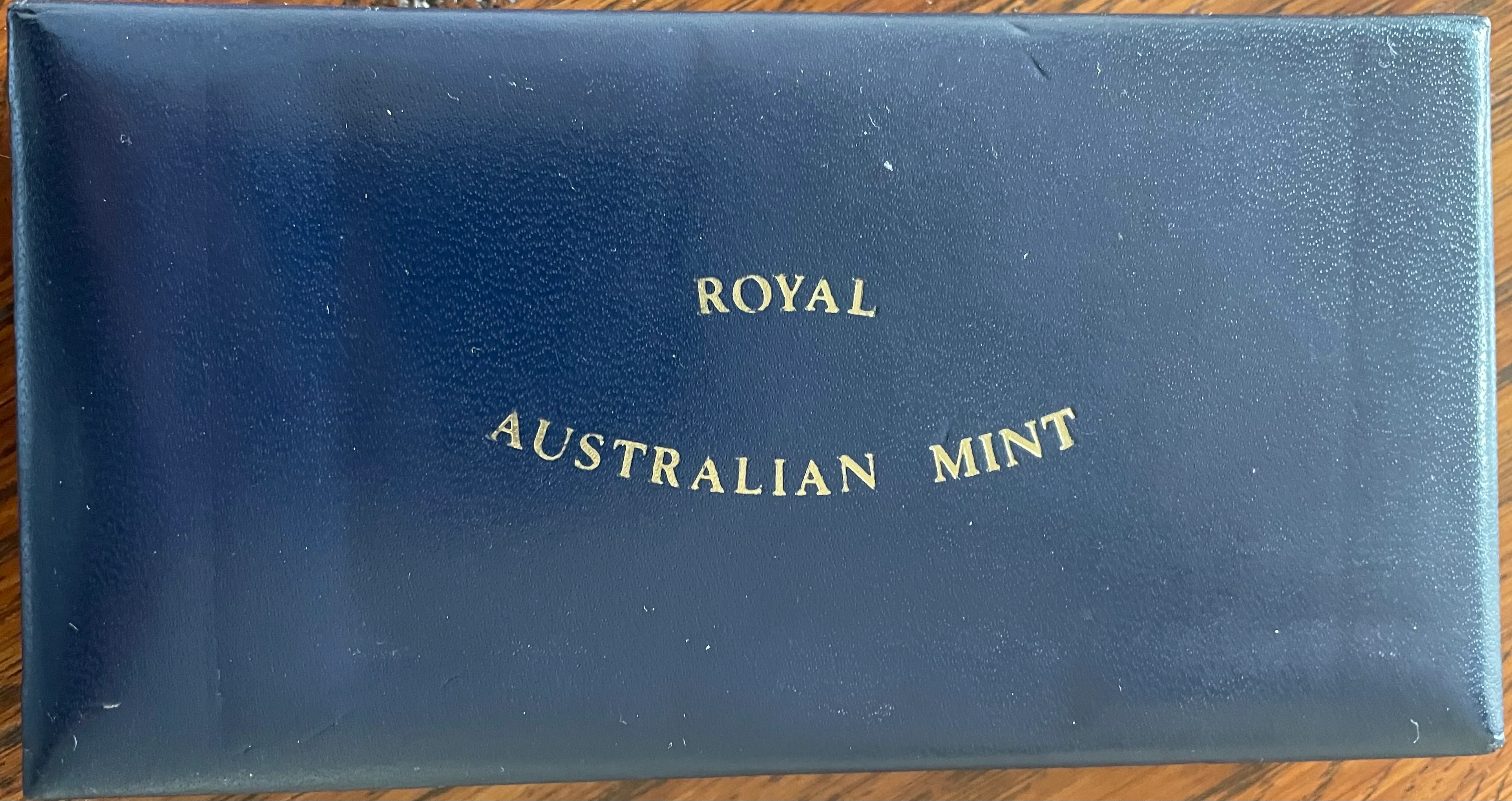 Australia 1966 Royal Australian Mint Proof Year Coin Set in Dark Blue Case - Image 2
