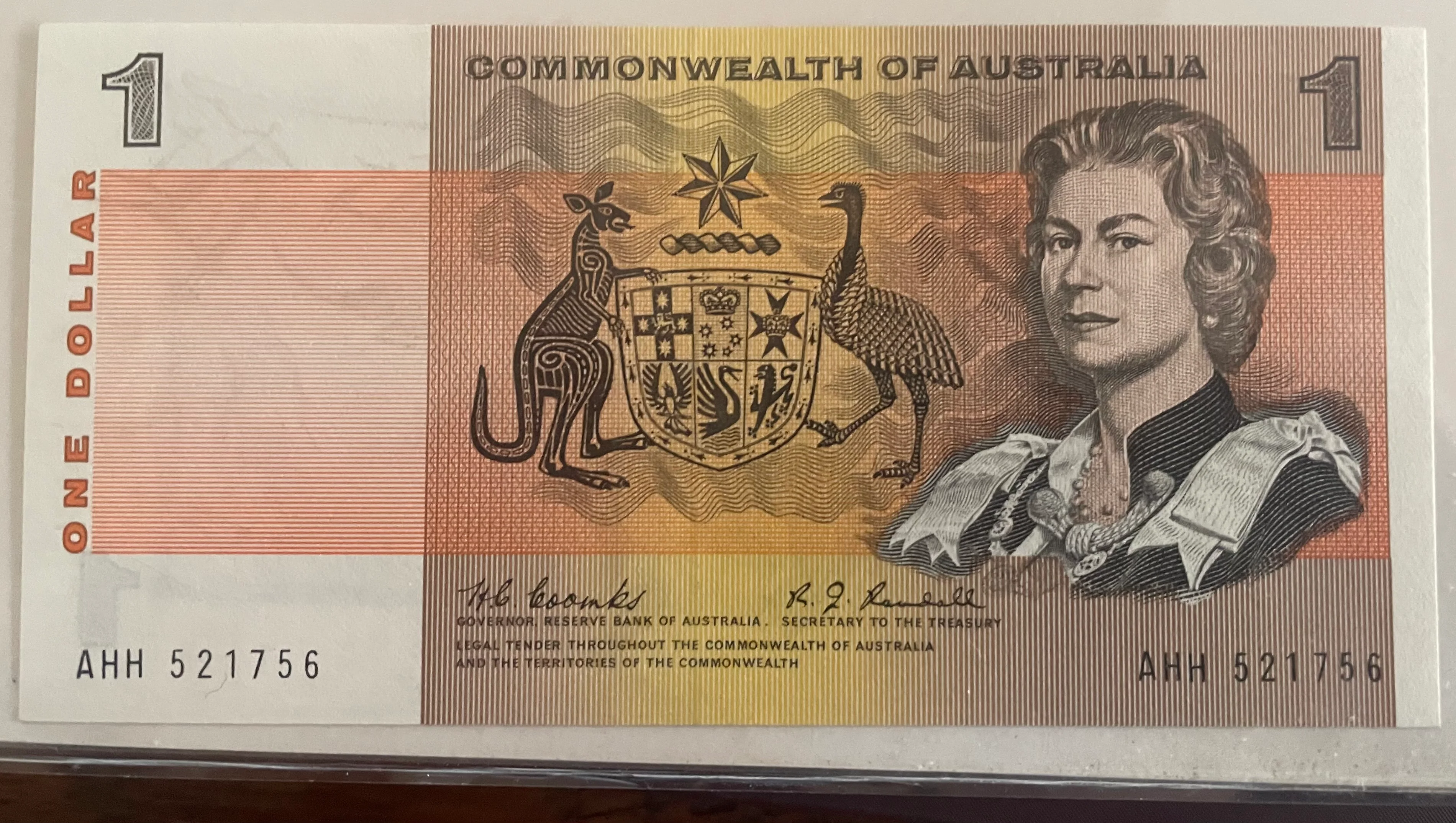 Australia 1967 R72 $1 Commonwealth Of Australia Coombs/Randall Pair UNC - Image 4