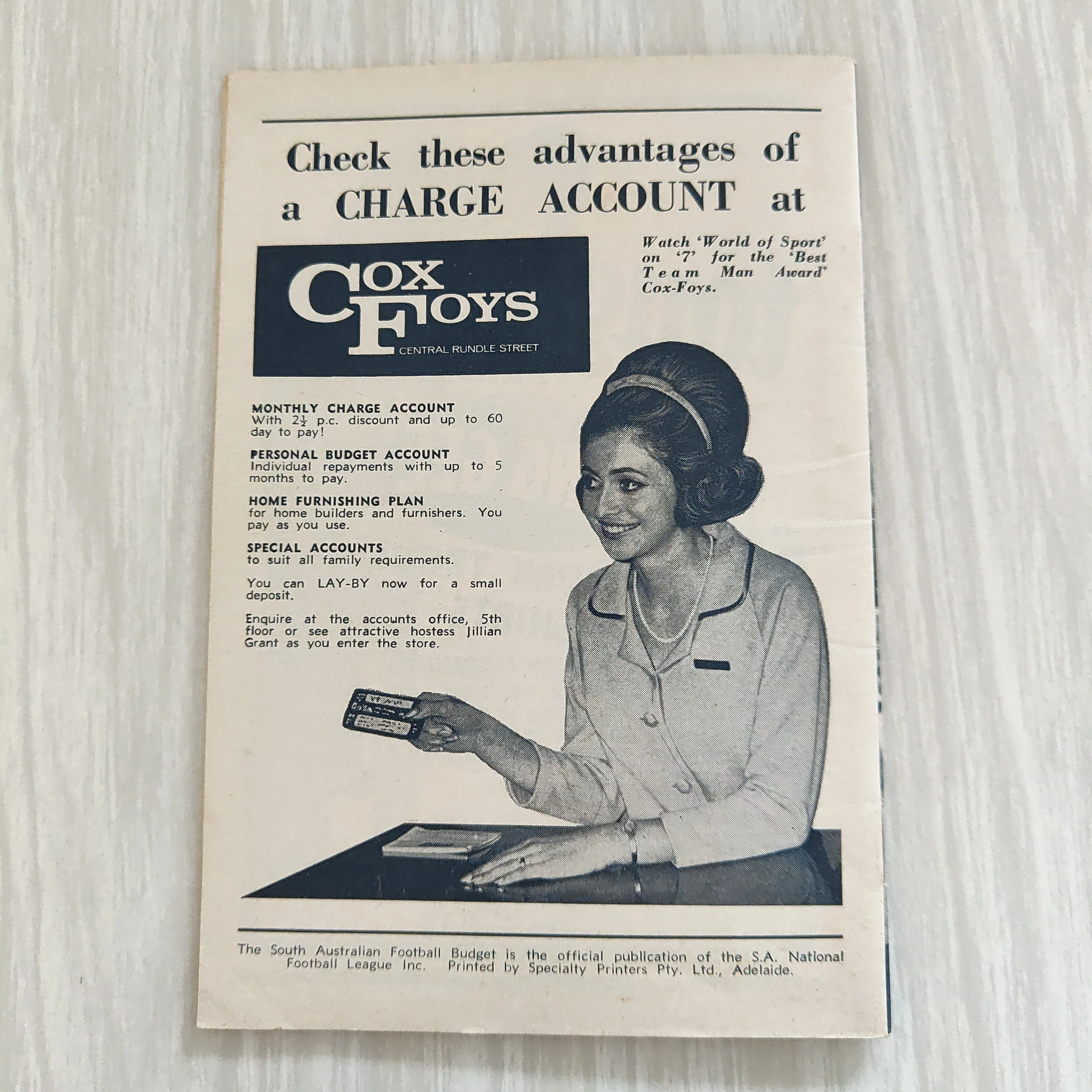 Football 1968 September 14 2nd Semi Final Sturt v Port Adelaide South Australia Football Record - Image 3