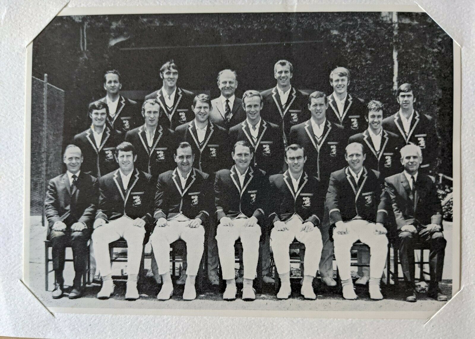 Cricket 1970-71 MCC Marylebone Cricket Club Tour of Australia & New Zealand. Christmas card & Team Photo - Image 4