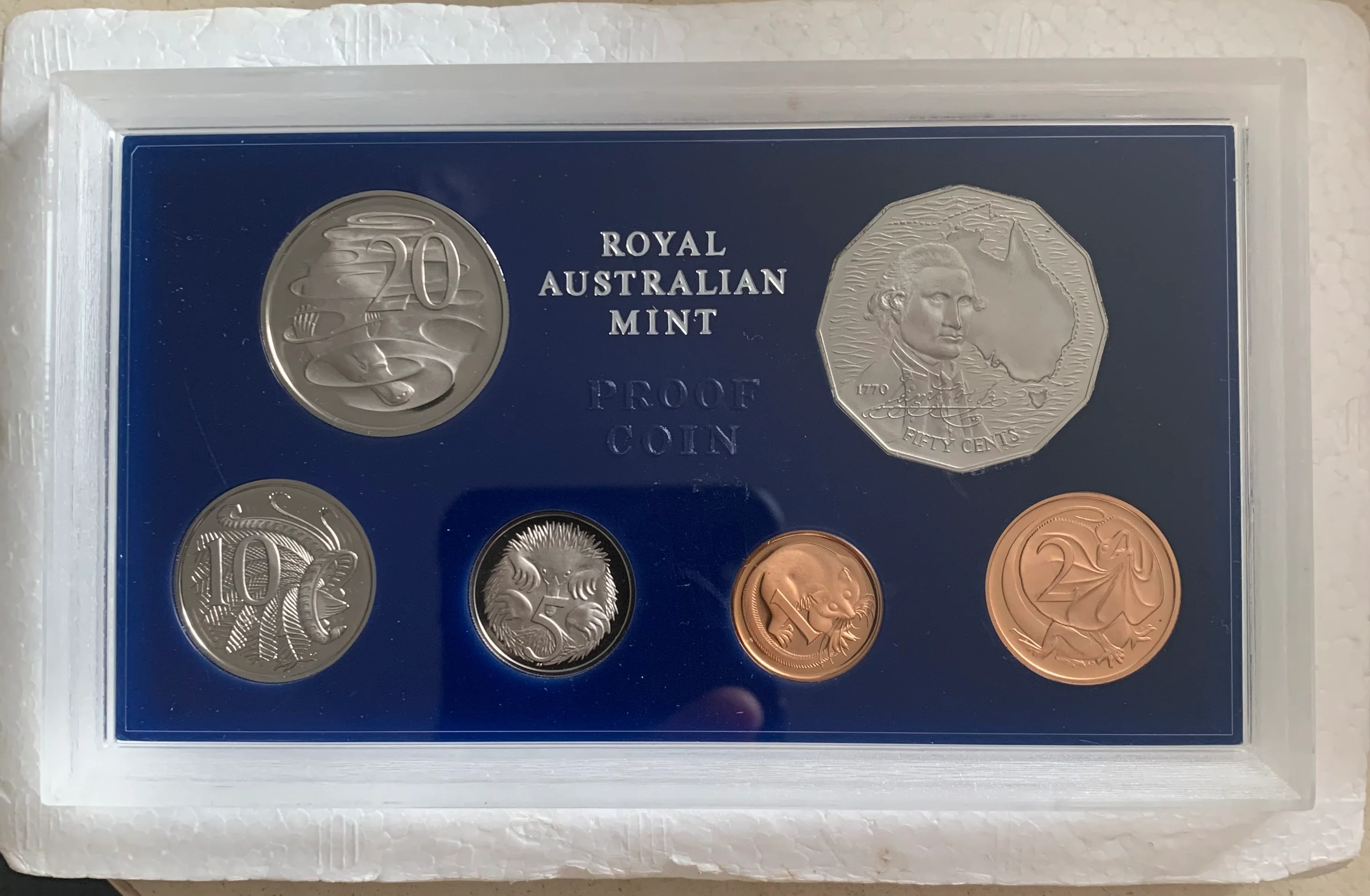 Australia 1970 Royal Australian Mint Proof Set Key Date Superb Condition - Image 2