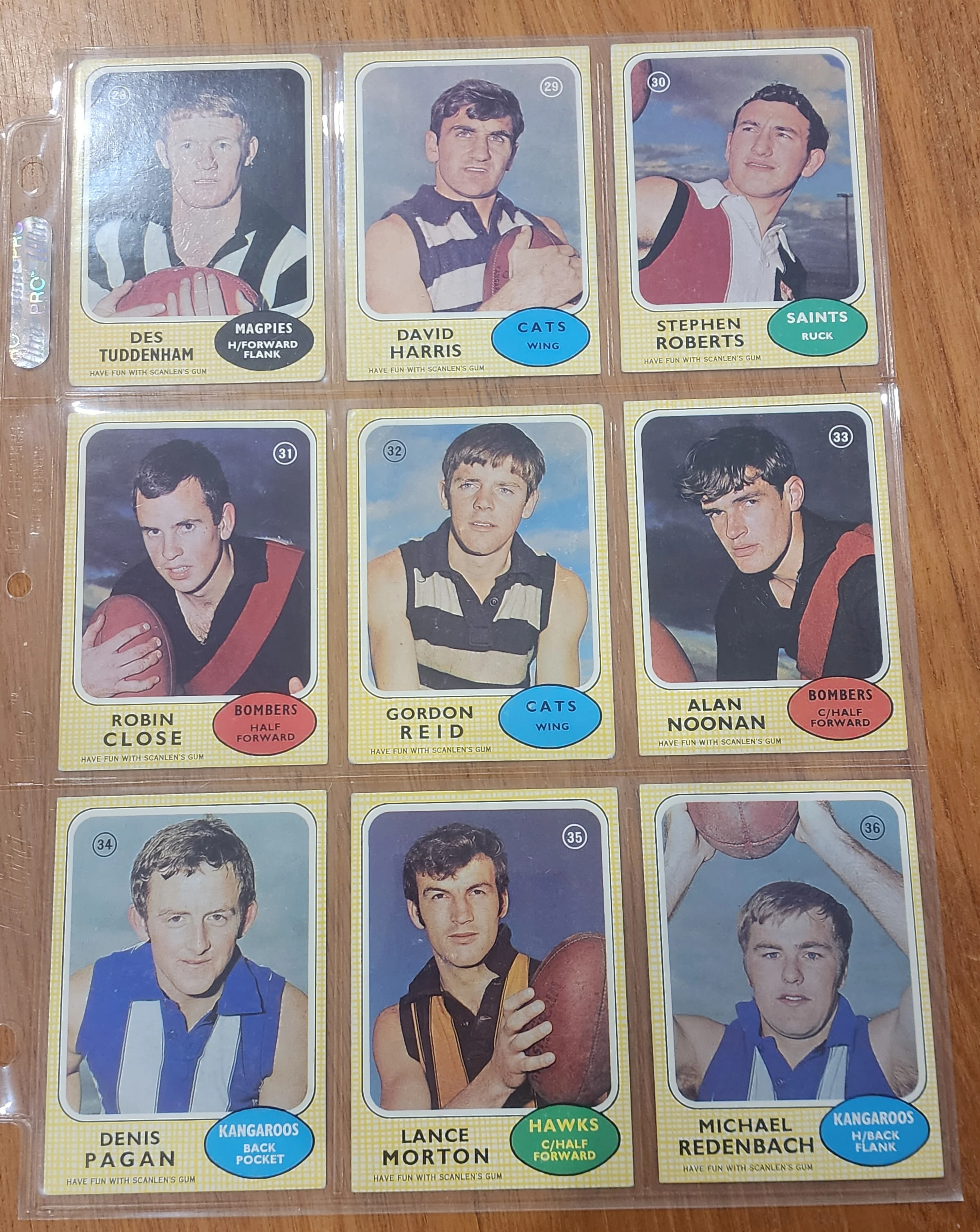 1970 Scanlens Set Excellent Condition - Image 7
