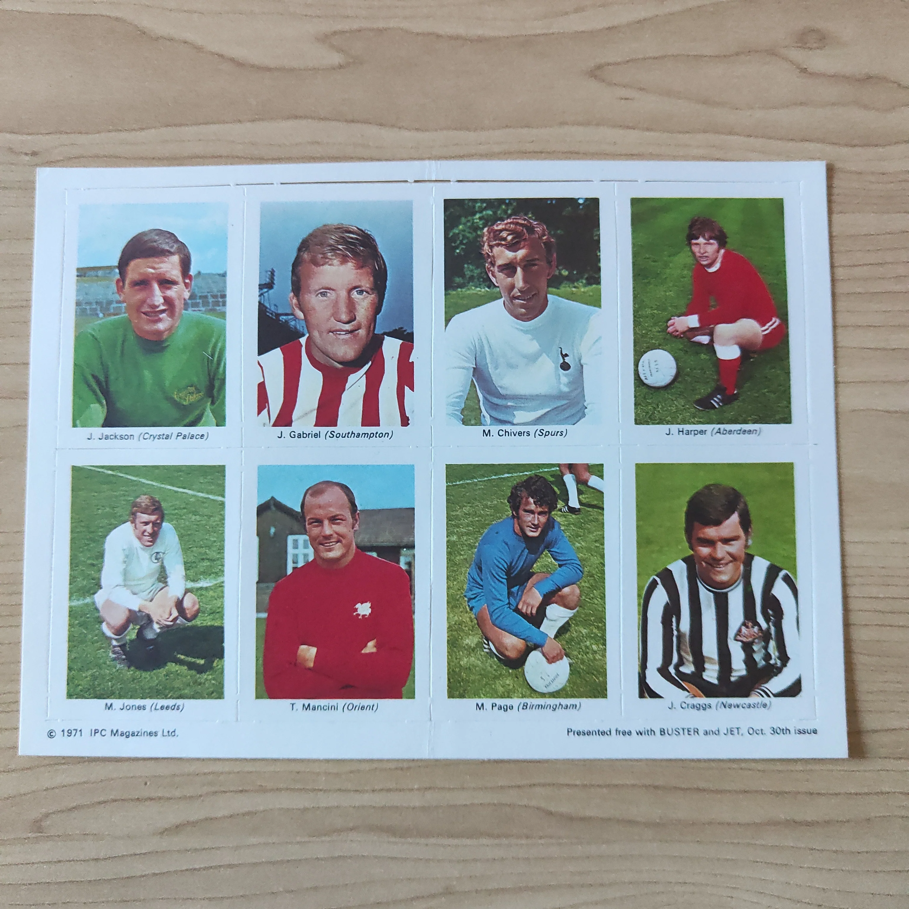 Soccer 1971 IPC Magazine My Favourite Stars Set With Album Buster and Jet - Image 4